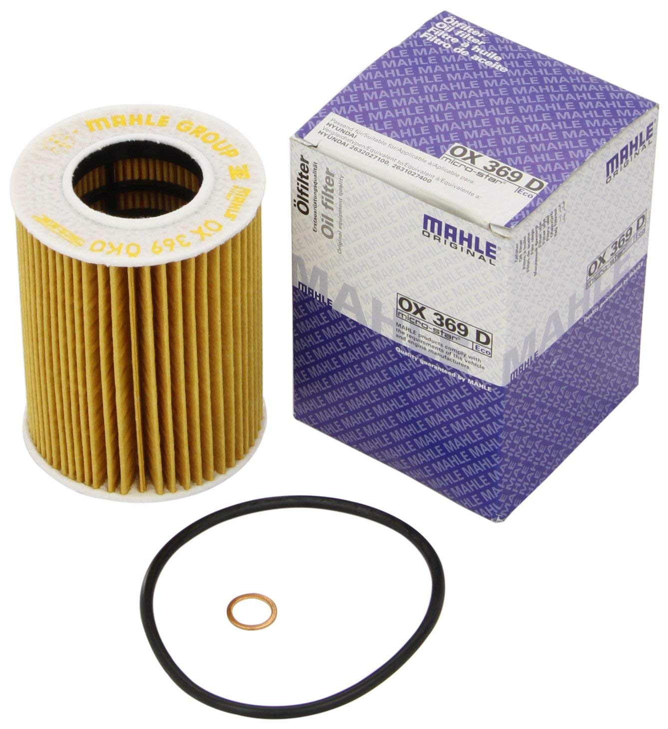 MAHLE OIL FILTER - Hyundai Accent, Getz,