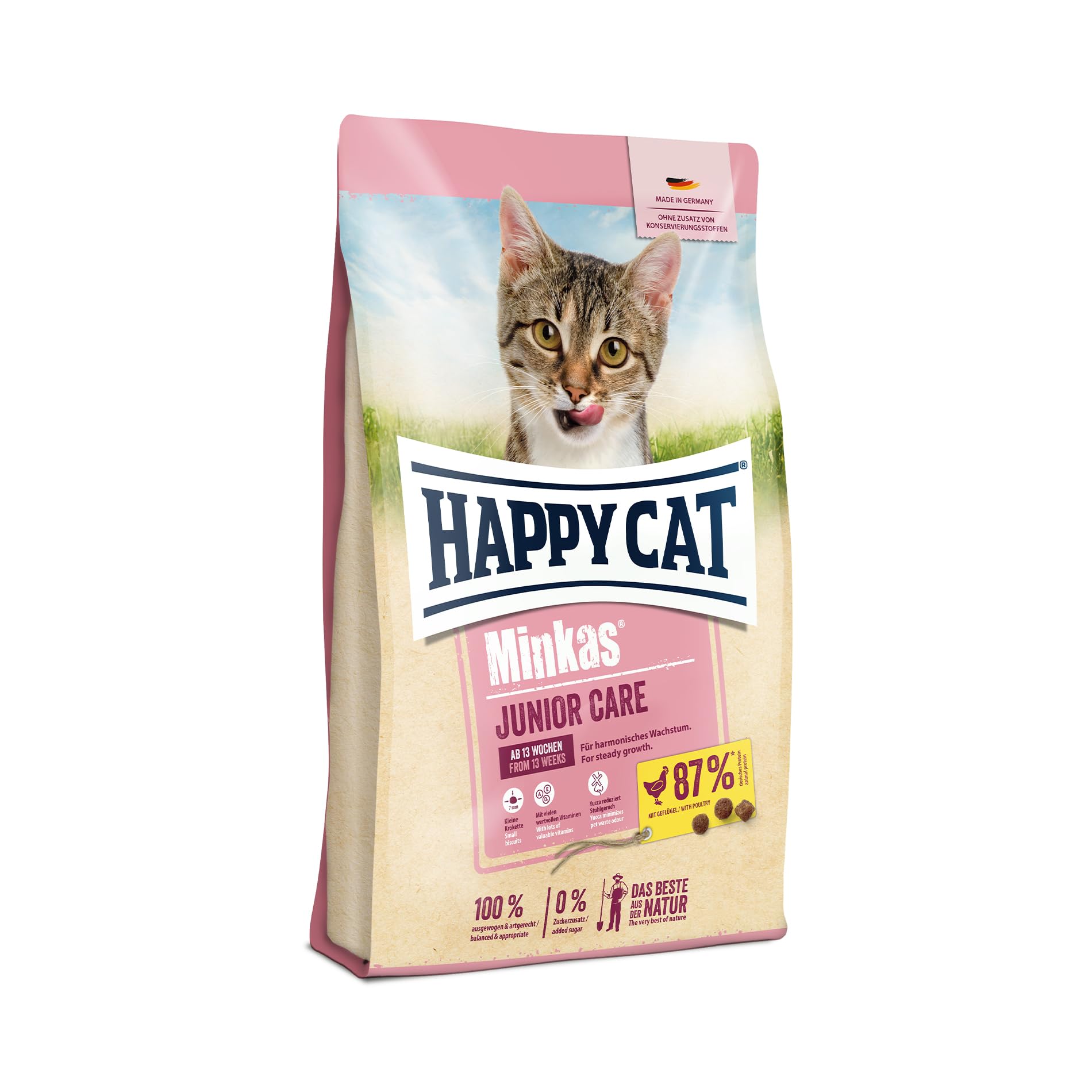 Happy Cat Minkas Junior Care 1.5Kg, Multicolor