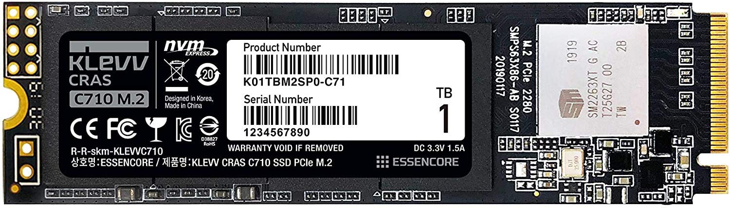 Klevv Cras C710 1TB M.2 NVMe SSD