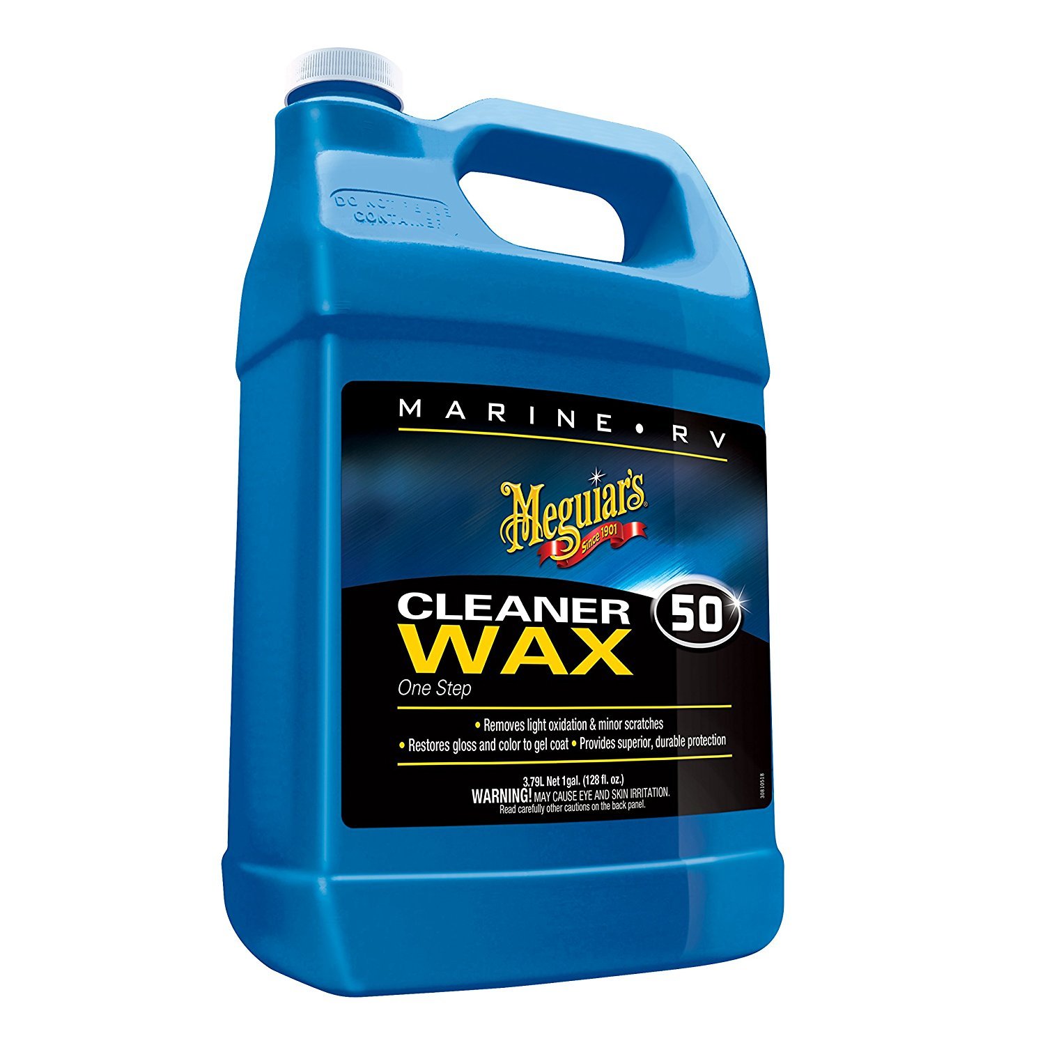 Meguiar'sM5001 Marine/RV One Step Cleaner Wax - 1 Gallon Container