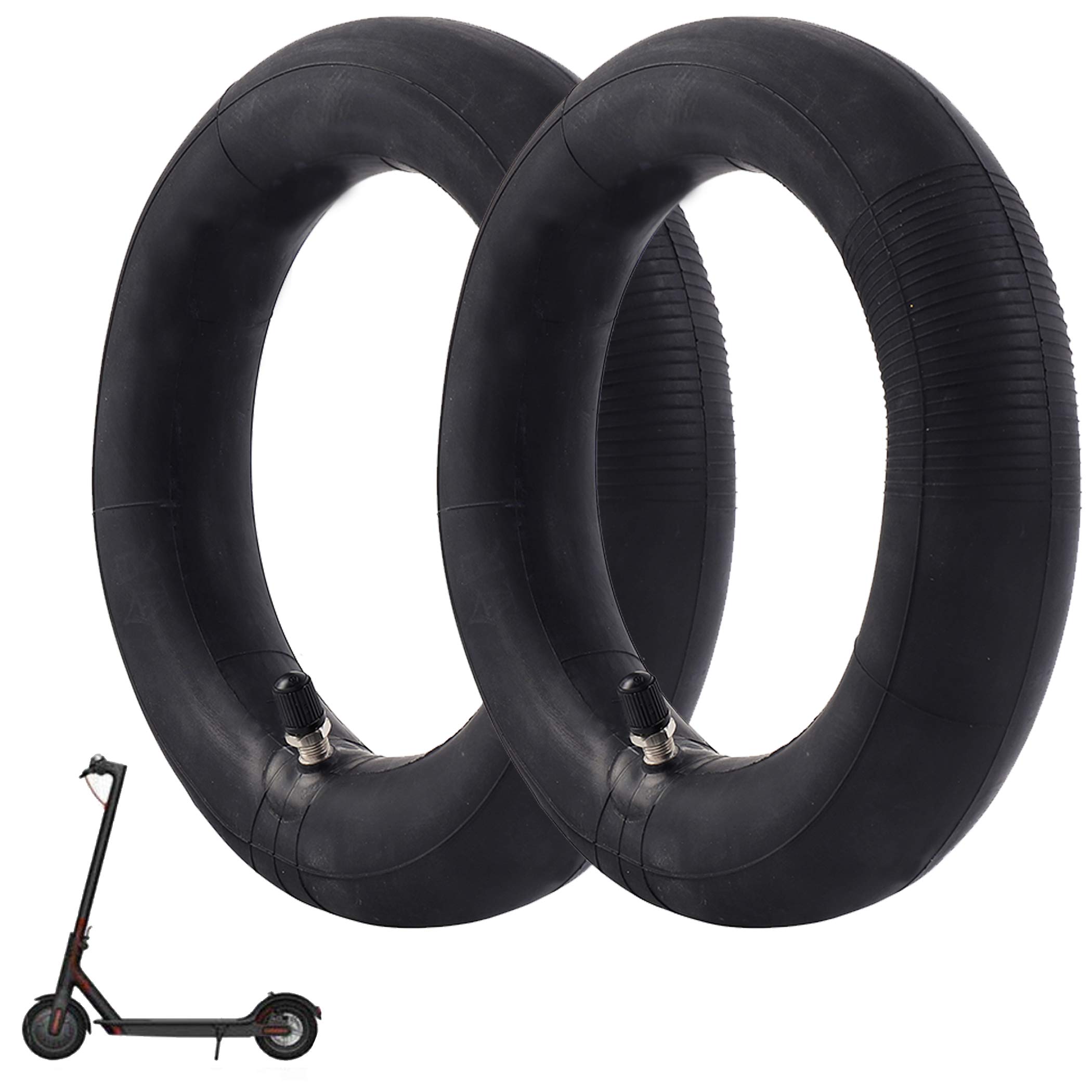 AR-PRO(2 Pack) 8.5'' x 2" Inner Tubes Compatible with Xiaomi M365, Gotrax 50/75-6.1 and for Electric Scooters, Gas Scooters, Pocket Bikes, and Mobility Scooters with Extra Thick 2.0mm Butyl Rubber