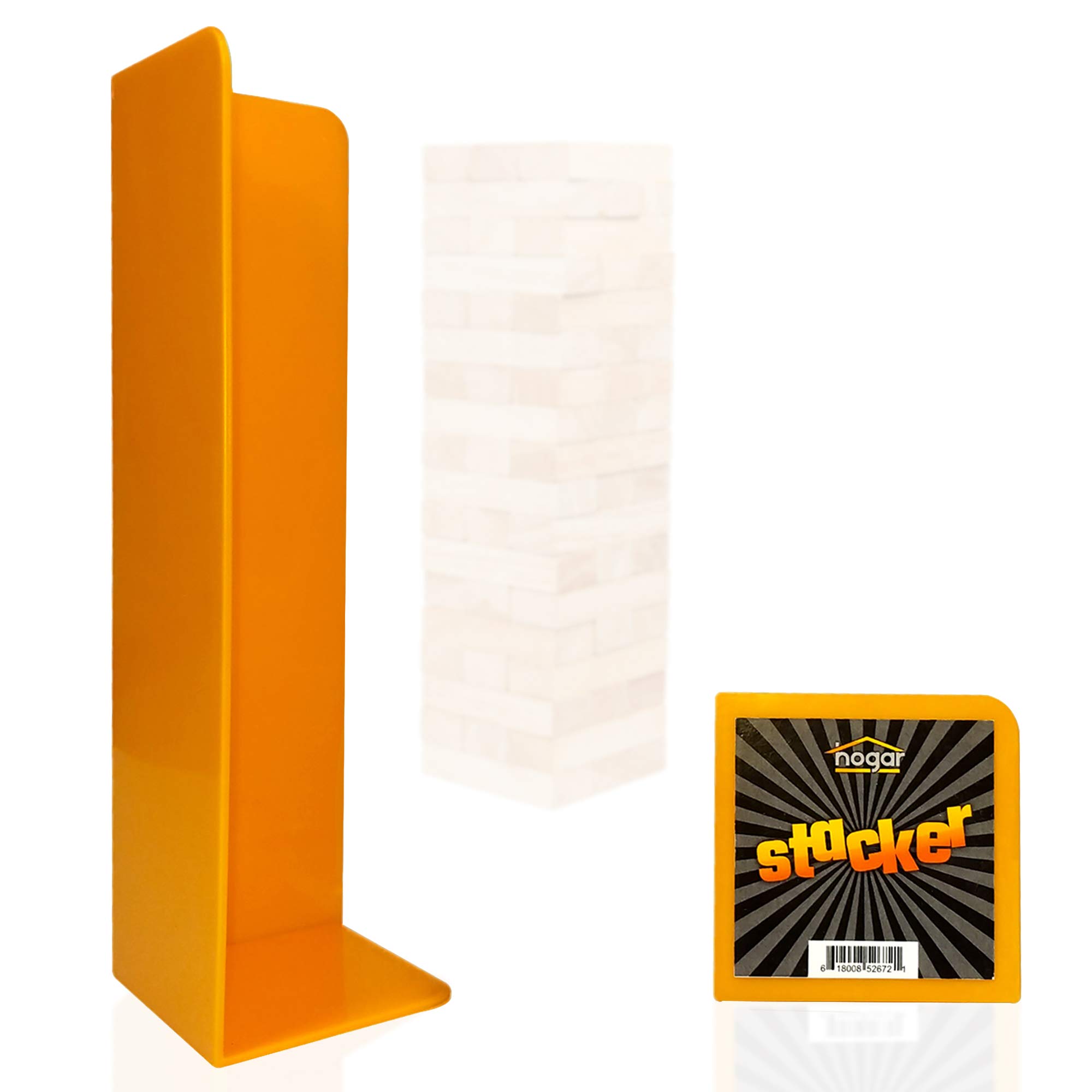 HogarWood Block Tower Stacking Tray Game Accessory Ages 6 to Adult - Compatible with Tipsy Tower, Lewo, WE Games and More