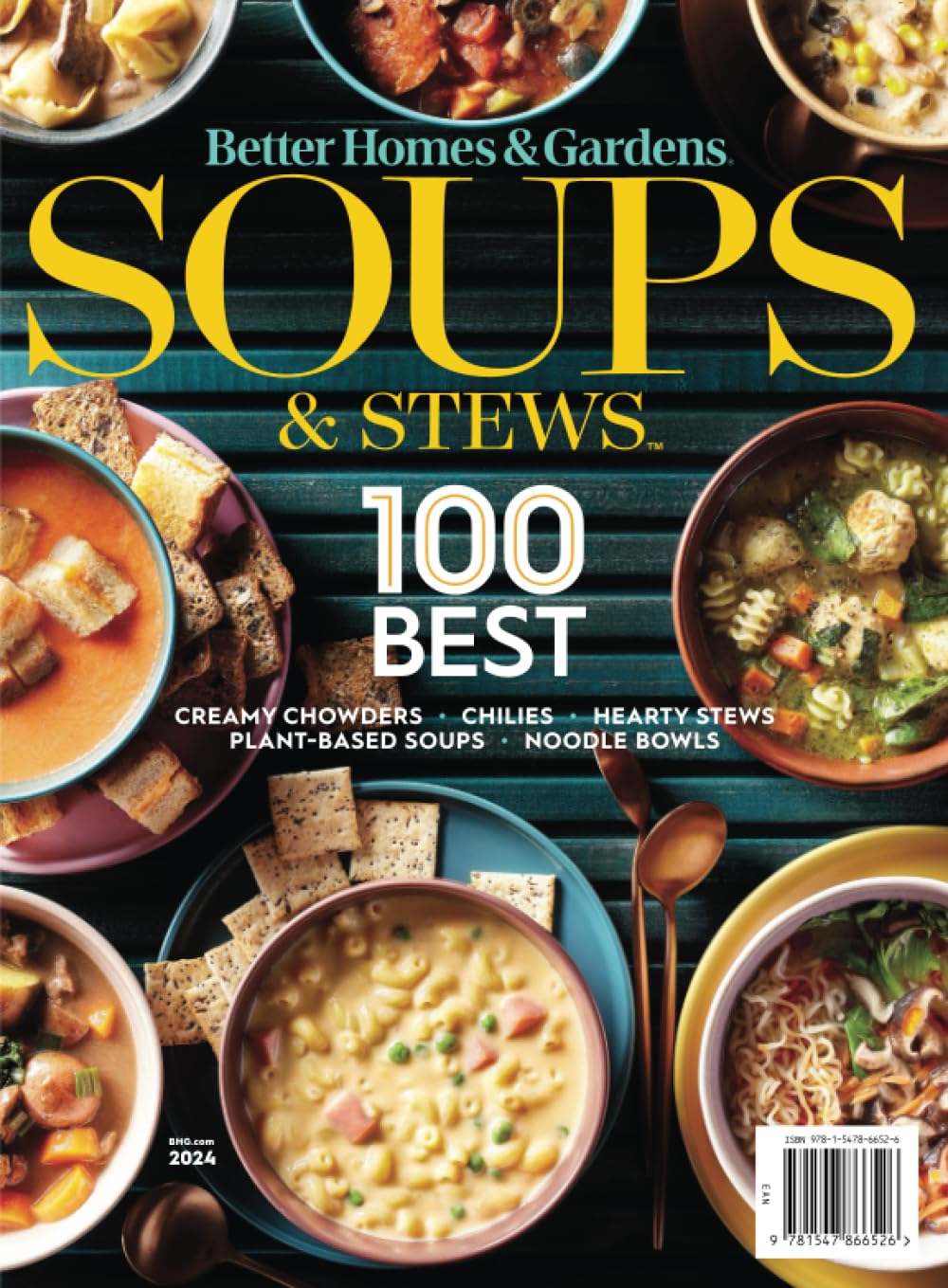 Better Homes and Gardens Soups & Stews: 100 Best Paperback – September 20, 2024