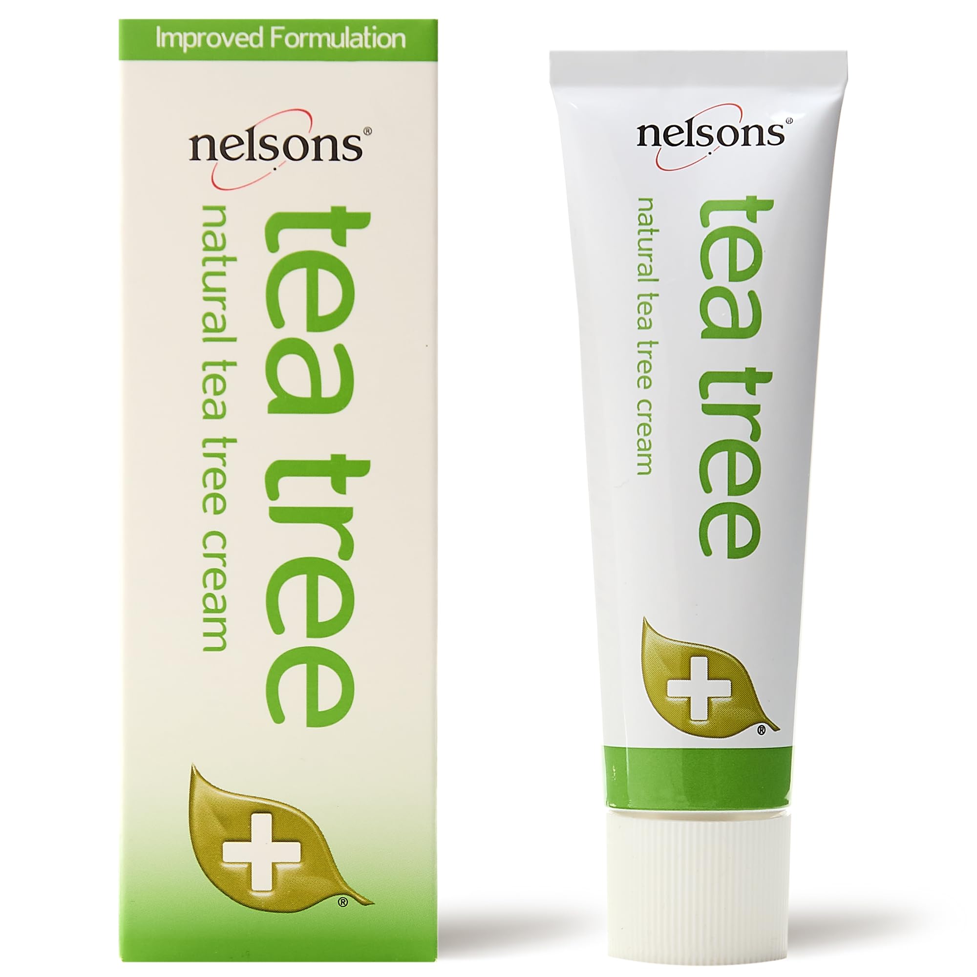 Nelsons Tea Tree Cream (30ml), Natural Face & Body Cream with Australian Tea Tree Oil for Skin, Widely Considered A Natural Antiseptic and Antifungal, Fragrance Free, Paraben Free