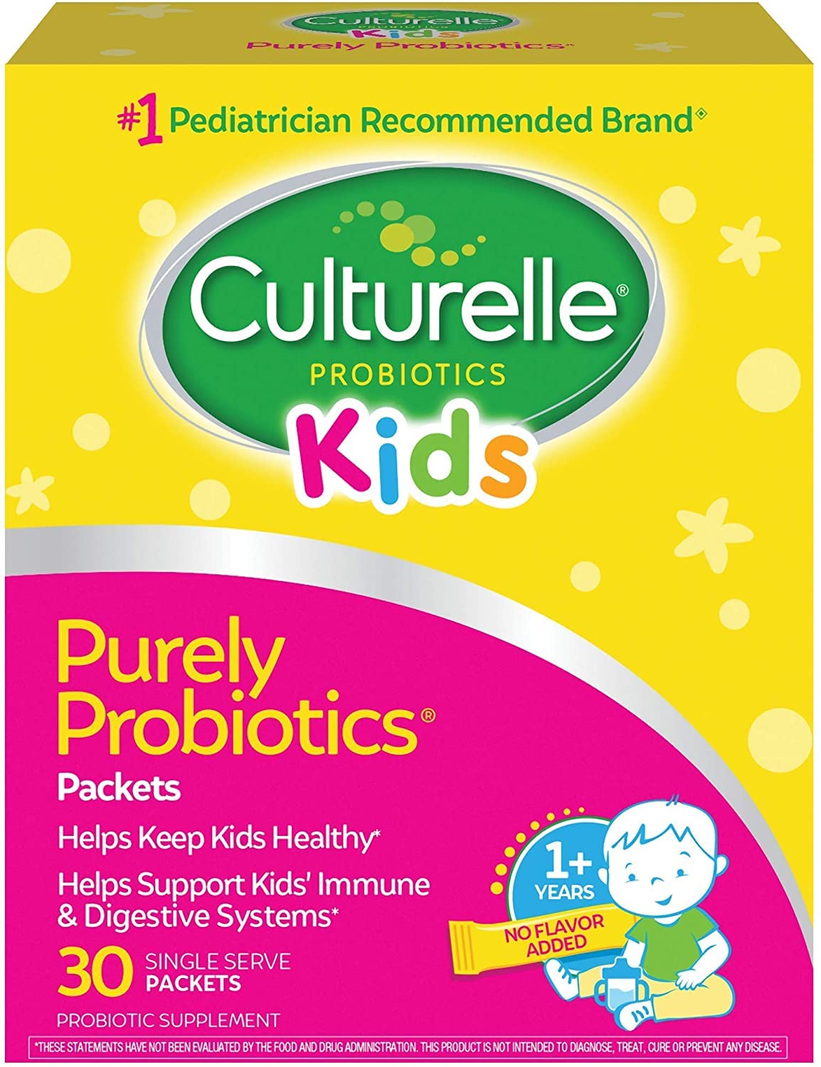 Culturelle Kids Packets Daily Probiotic Supplement 30 Ea (Pack of 2)