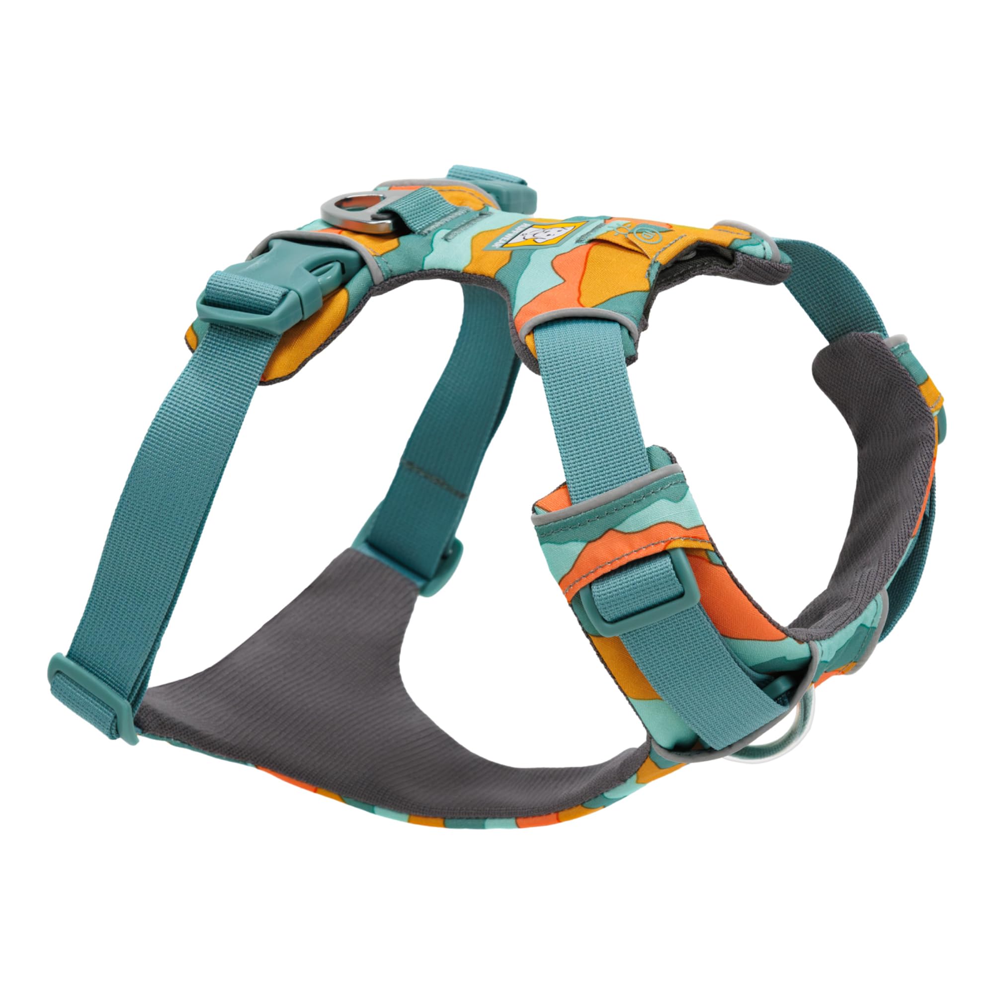 Ruffwear, Front Range Dog Harness, Reflective and Padded, No Pull Harness for Training and Everyday, Spring Mountains, X-Small