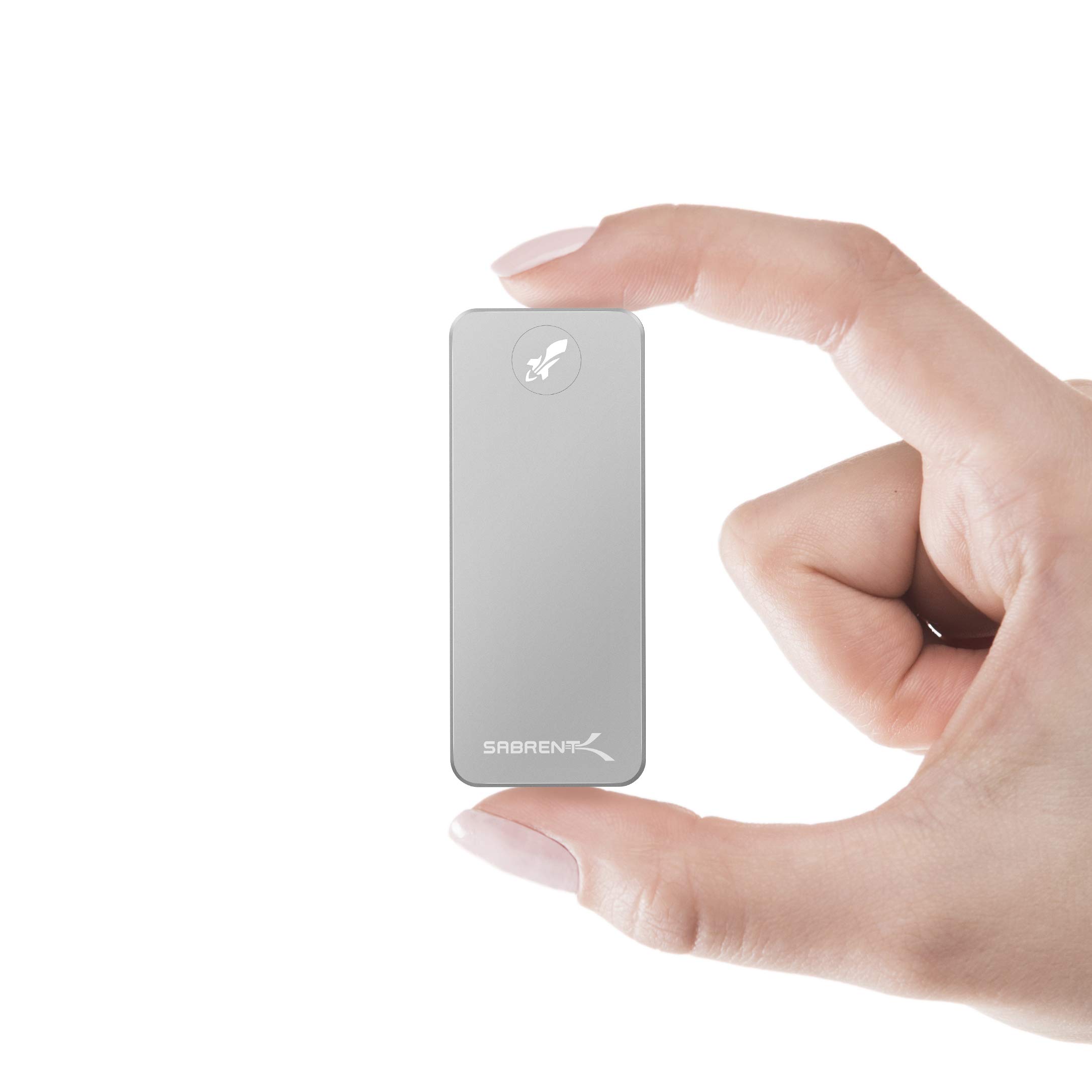 SABRENT512GB Rocket Nano External Aluminum SSD (silver) (SB-512-NANO)