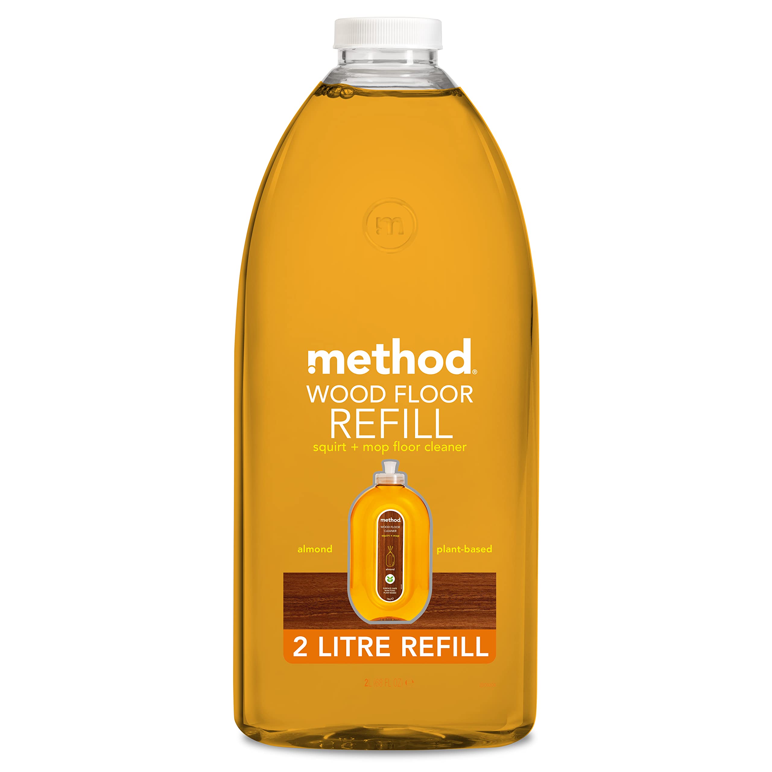 MethodWood Floor Cleaner Refill, Almond, 2L