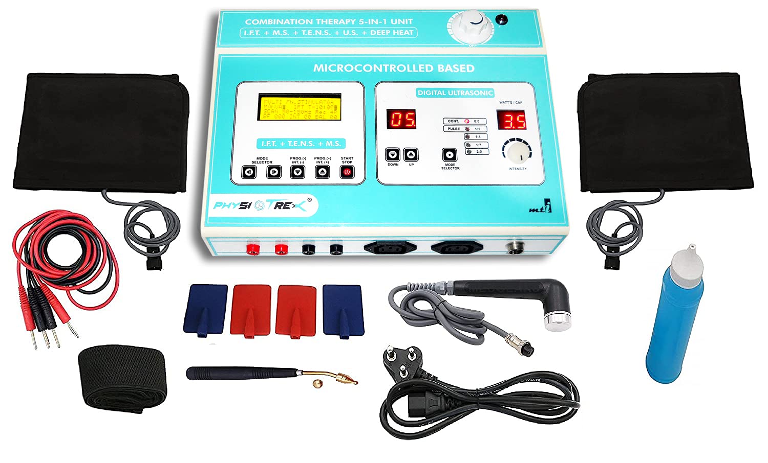 PHYSIOTREX 5 in 1 Deep Heat Therapy LCD Machine