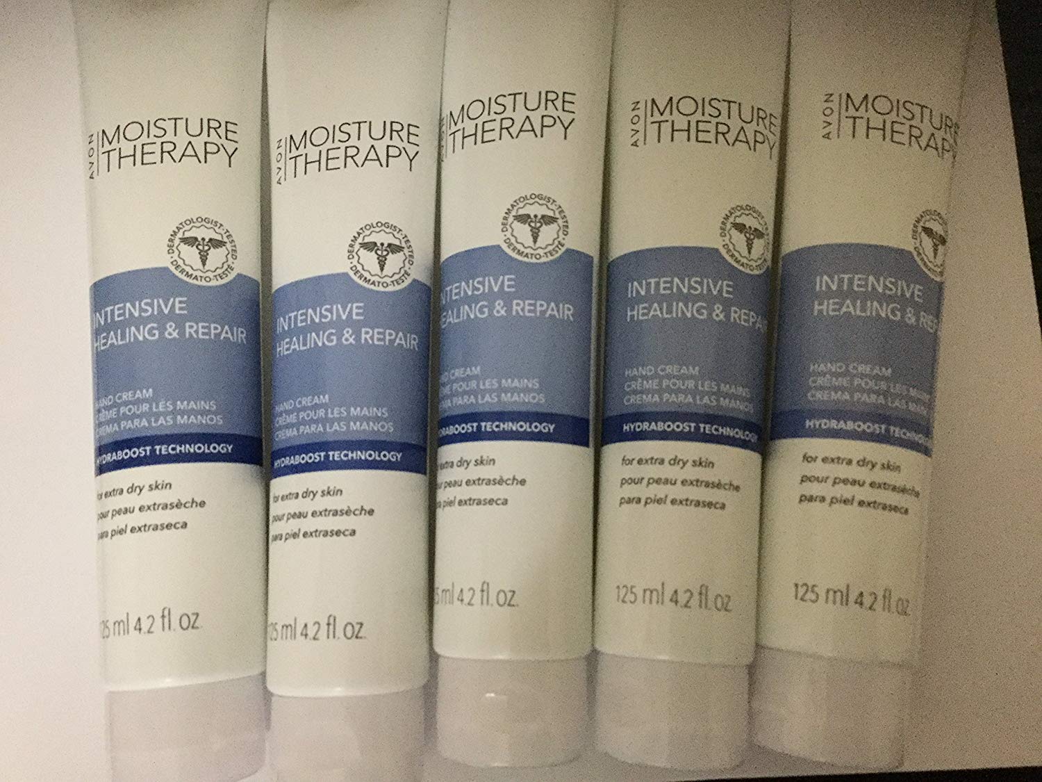 AVONMoisture Therapy Intensive Healing & Repair Hand Cream Lot of 5 125ml 4.2fl