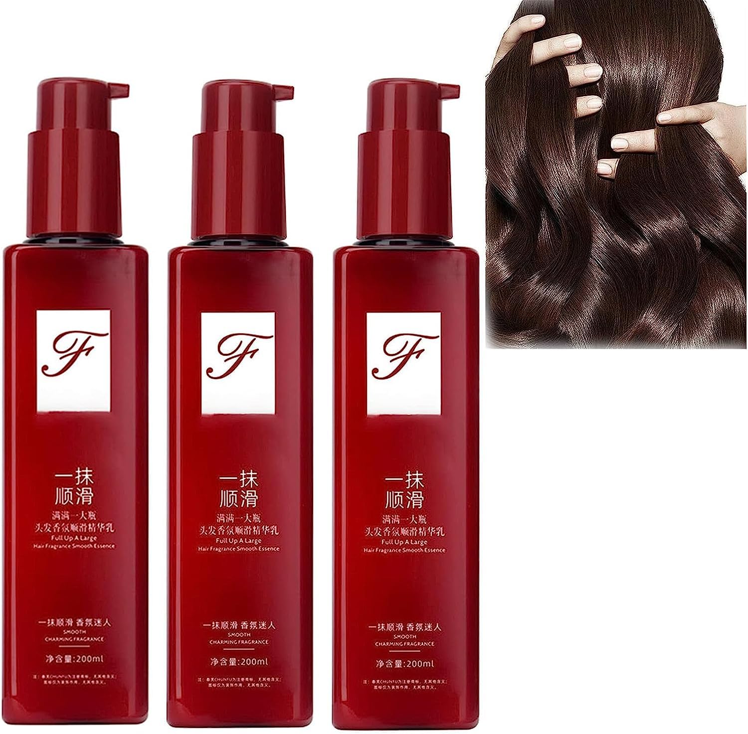 A Touch of Magic Hair Care, Leave-in Hair Care Conditioner, Hair Smoothing Conditioner, Conditioner Without Rinsing, Anti-frizz Hair Conditioner, Deep Conditioner For Dry Damaged Hair (3PC)