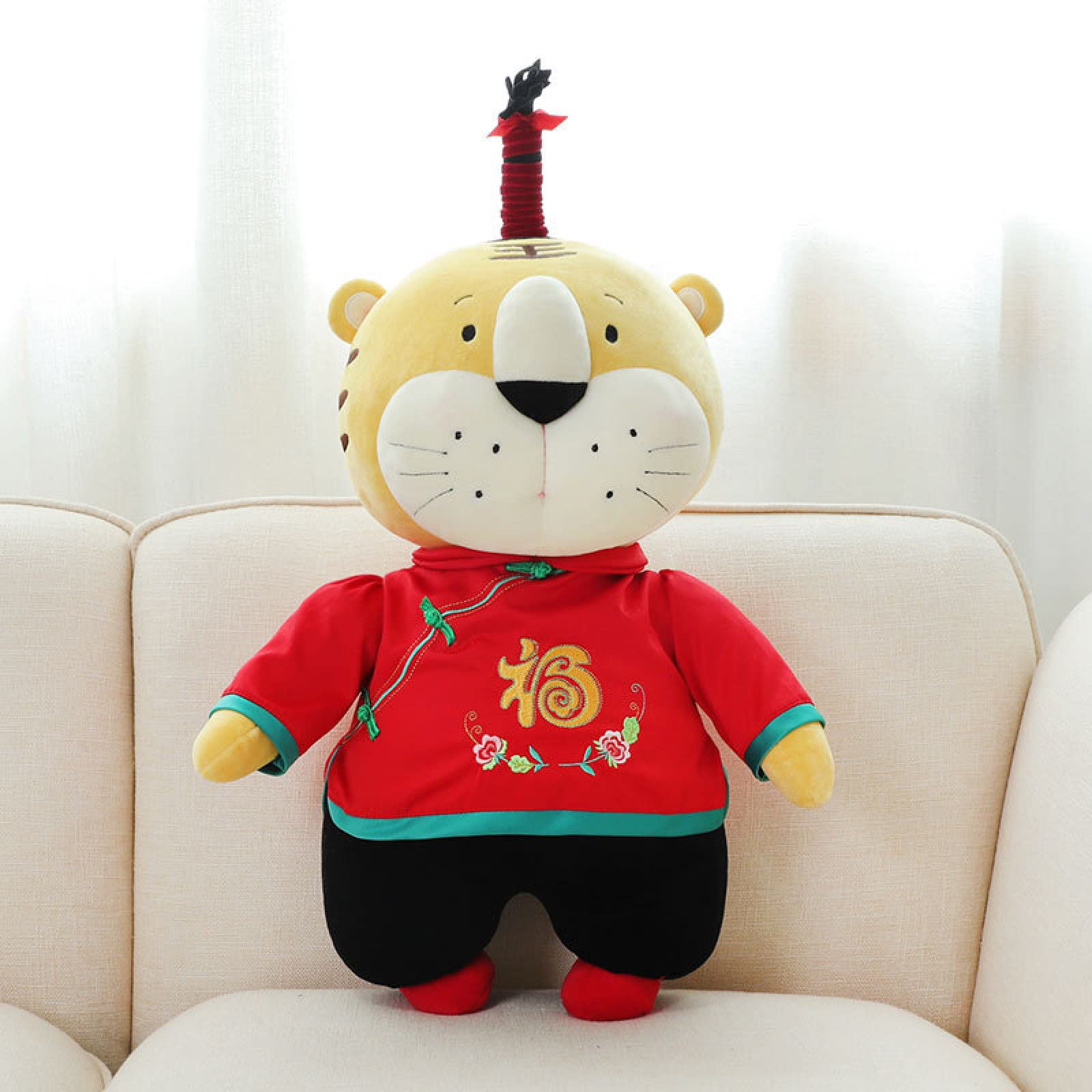 LZHsport Mascot plush toy zodiac tiger figurine,Fuhu