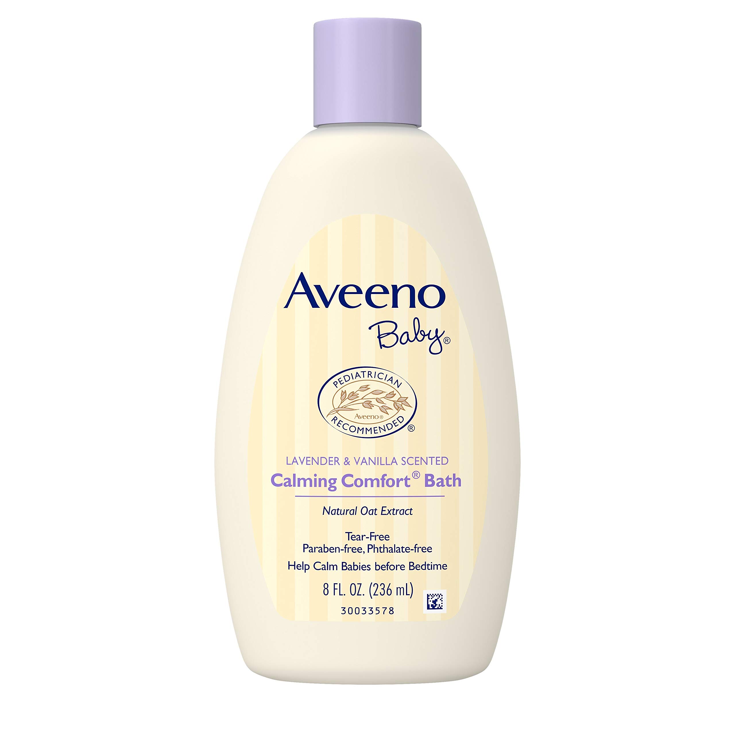 Aveeno Baby Calming Comfort Bath Lavender and Vanilla - 8 Fl Oz