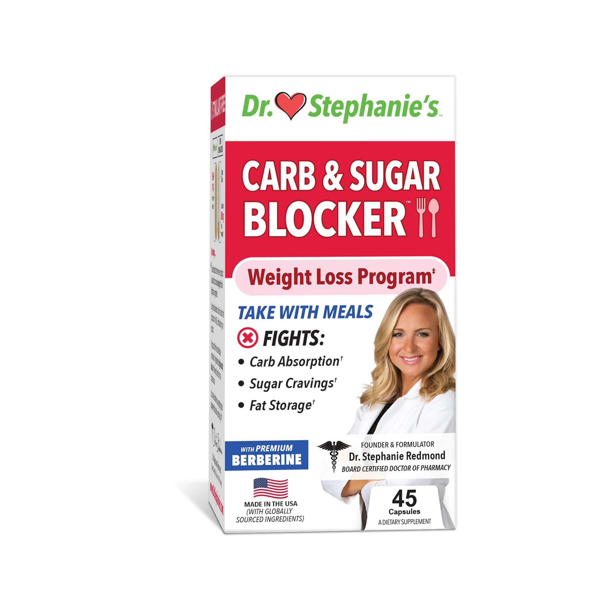 Pharmaganics Diabetes Doctor Mealtime Carb & Sugar-Blocker