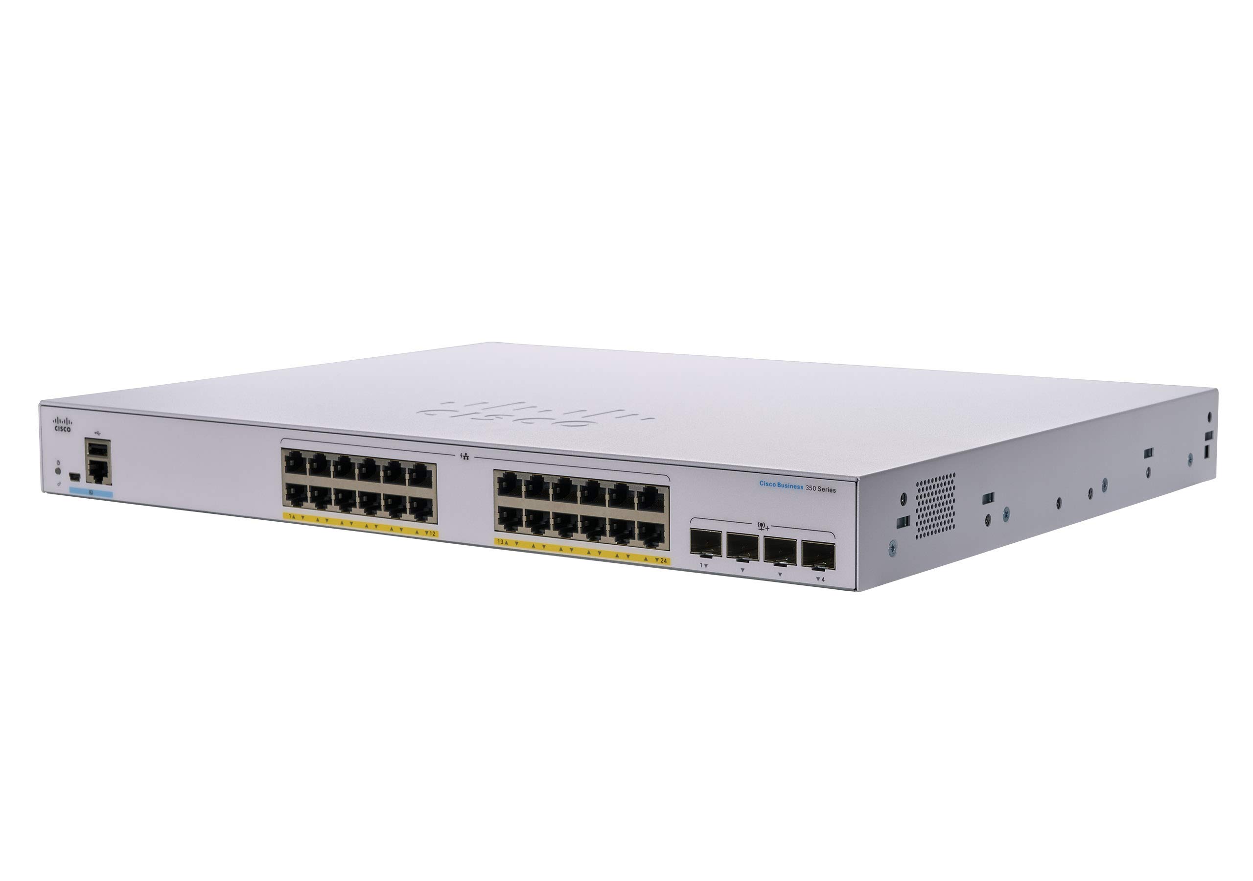 CiscoBusiness CBS350-24FP-4X Managed Switch | 24 Port GE | Full PoE | 4x10G SFP+ | Limited Lifetime Protection (CBS350-24FP-4X)