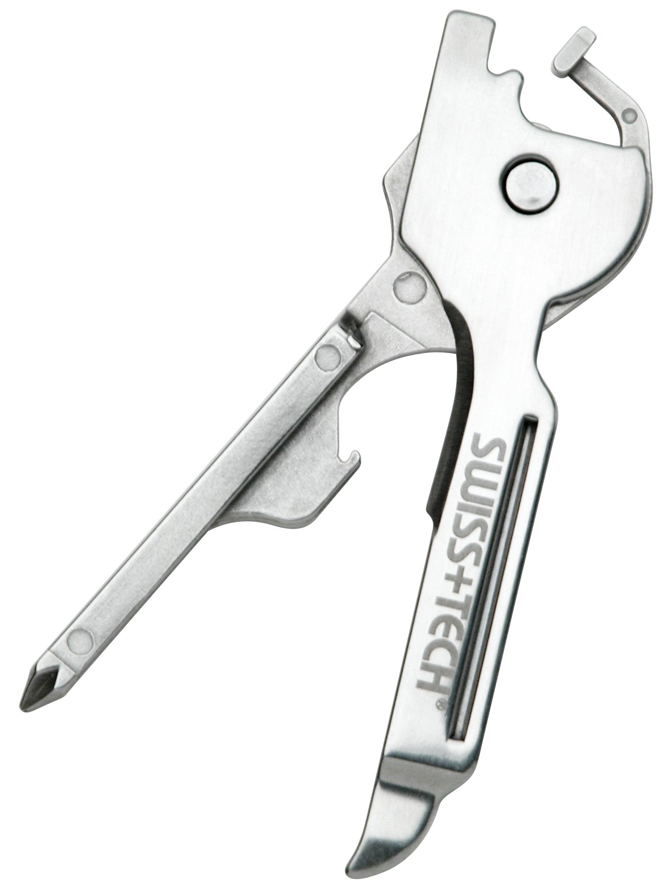 Swiss Tech 8-in-1 Platinum Series XT Utili-Key Tool Set (Silver)