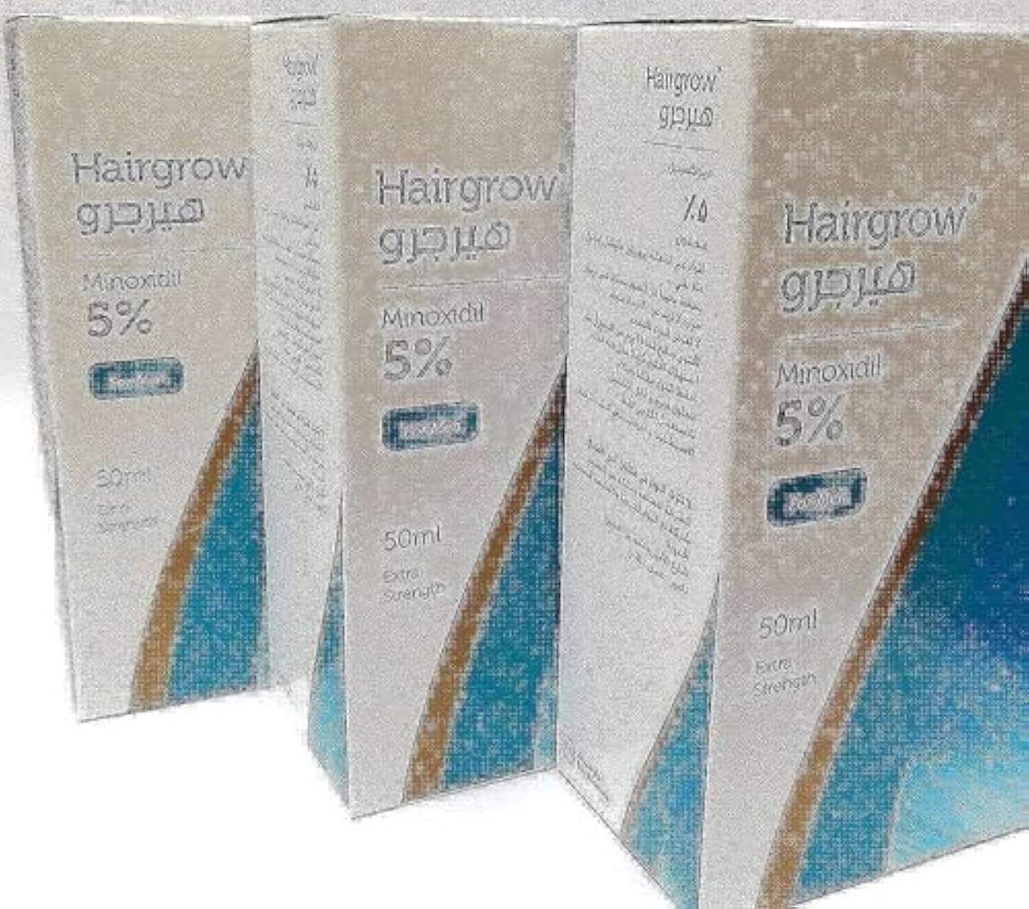 Dar Al DawaHairgrow 5% minoxidil 3 months supply (3 bottles x 50ML)