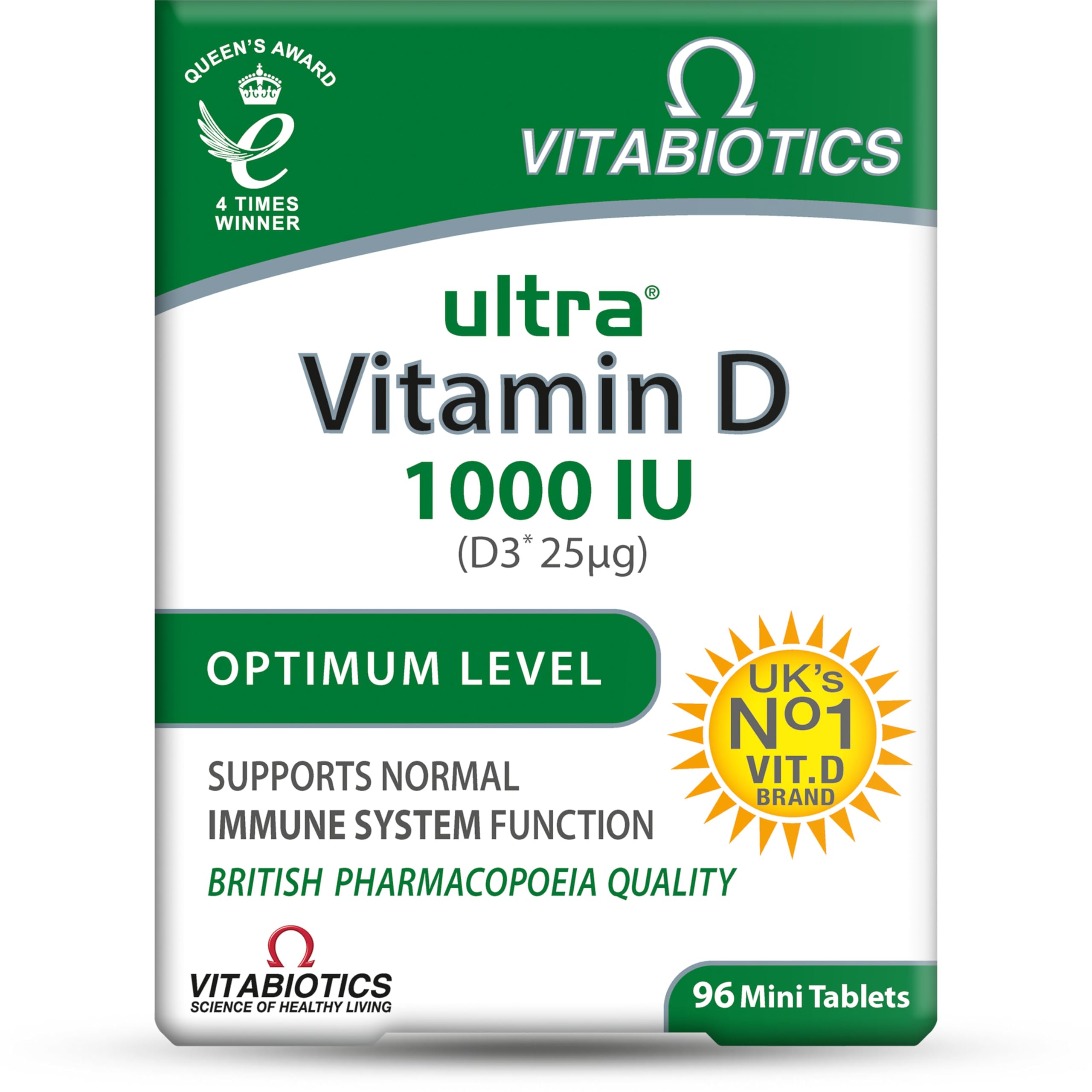 Vitamin D Tablets 1000iu, Vitabiotics Ultra