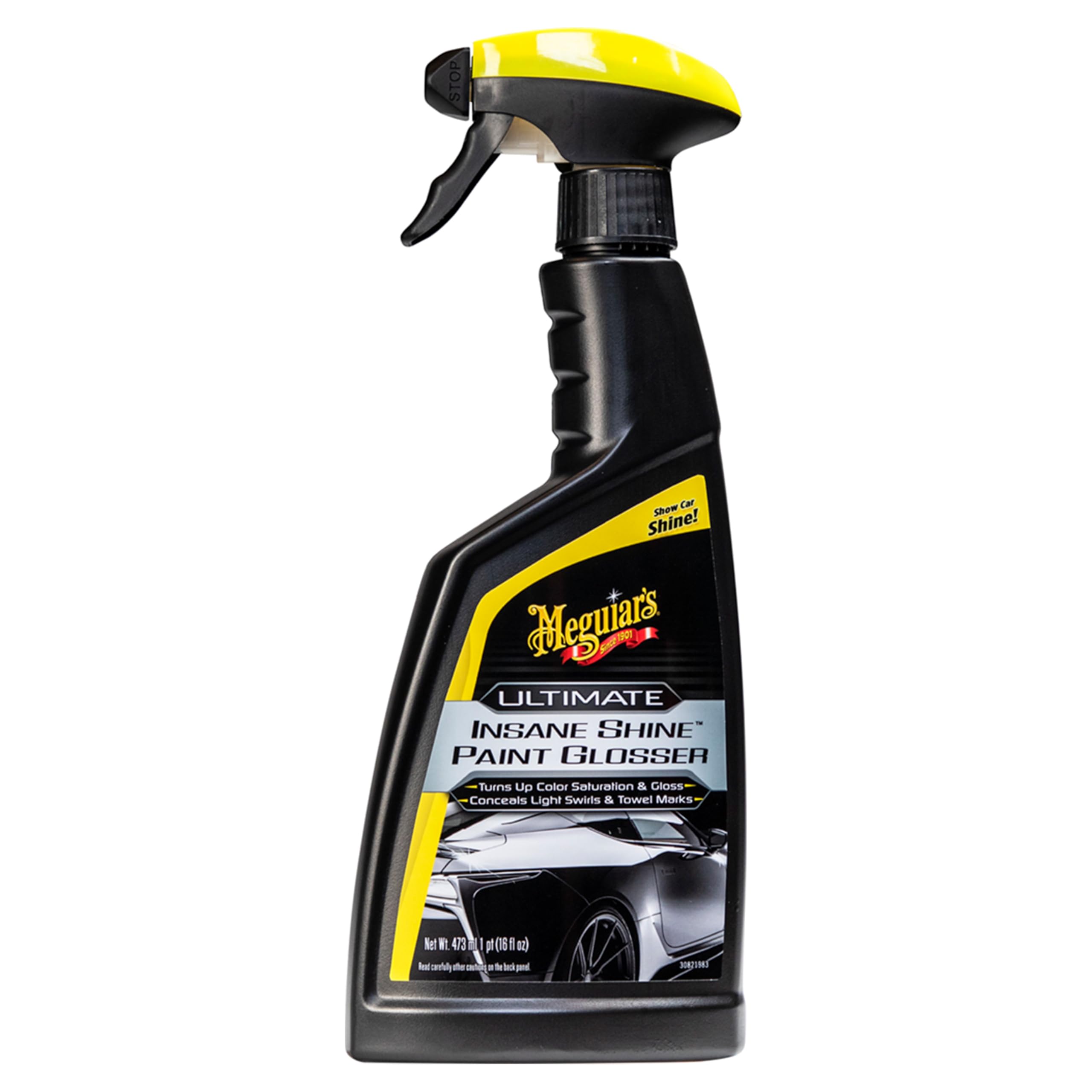 Meguiar'sUltimate Insane Shine Paint Glosser, Simply Spray on and Wipe Off for Glossy Paint - 16 Oz Spray Bottle