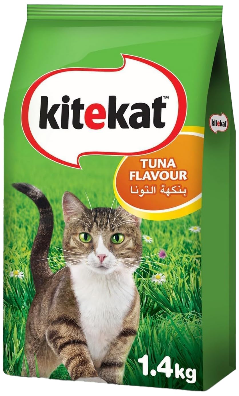 Kitekat Tuna Dry Cat Food 1.4kg ( Package may very )