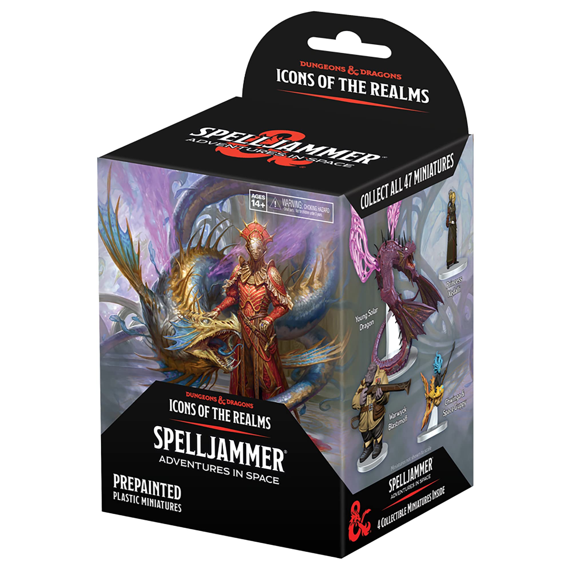 WizKids D&D Icons of The Realms: Spelljammer Adventures in Space - Booster (Set 24) Miniatures, Randomly Assorted, Dungeons & Dragons