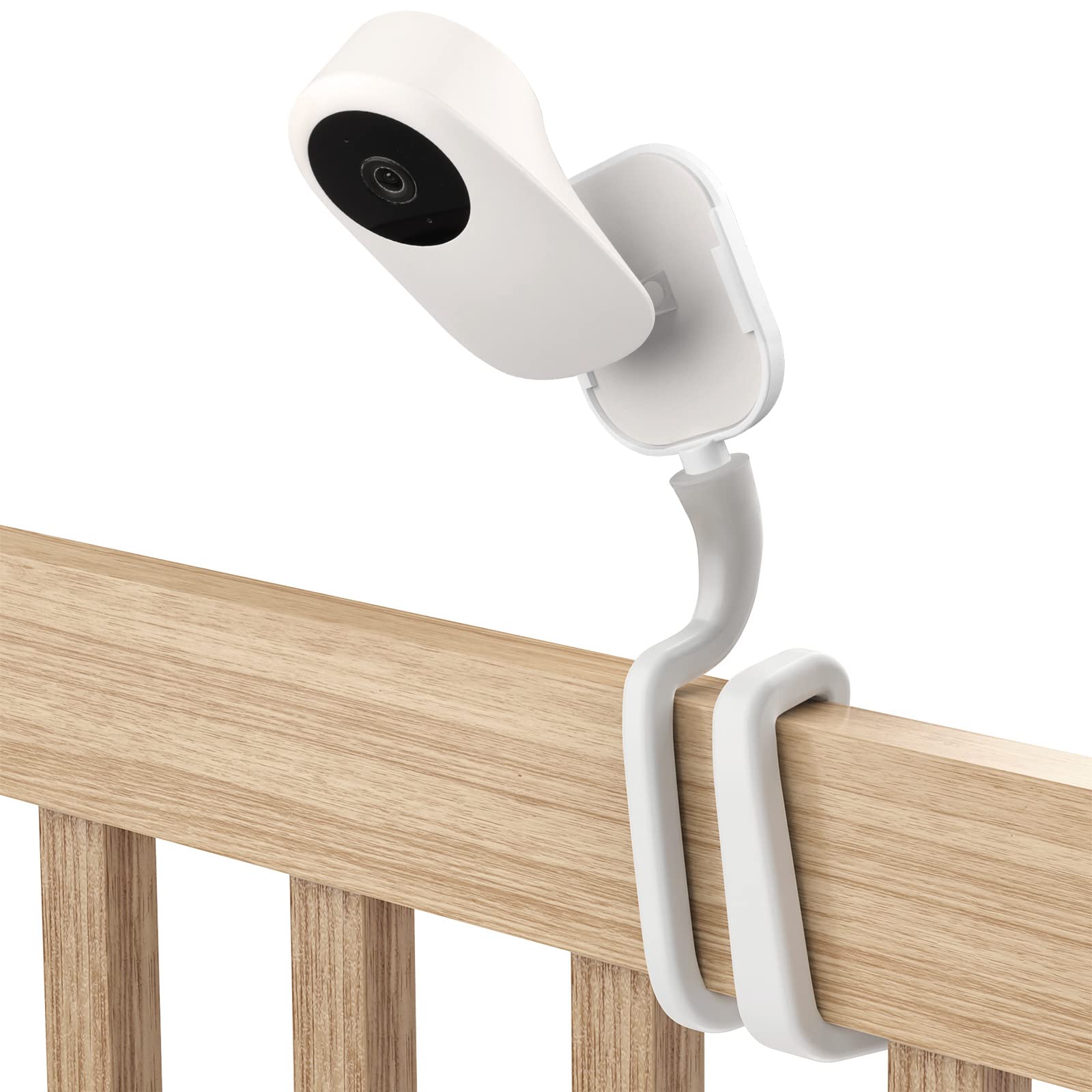 TIUIHUBaby monitor Mount for Nooie Baby Monitor 1080p，flexible mounting mount for nooie baby monitor