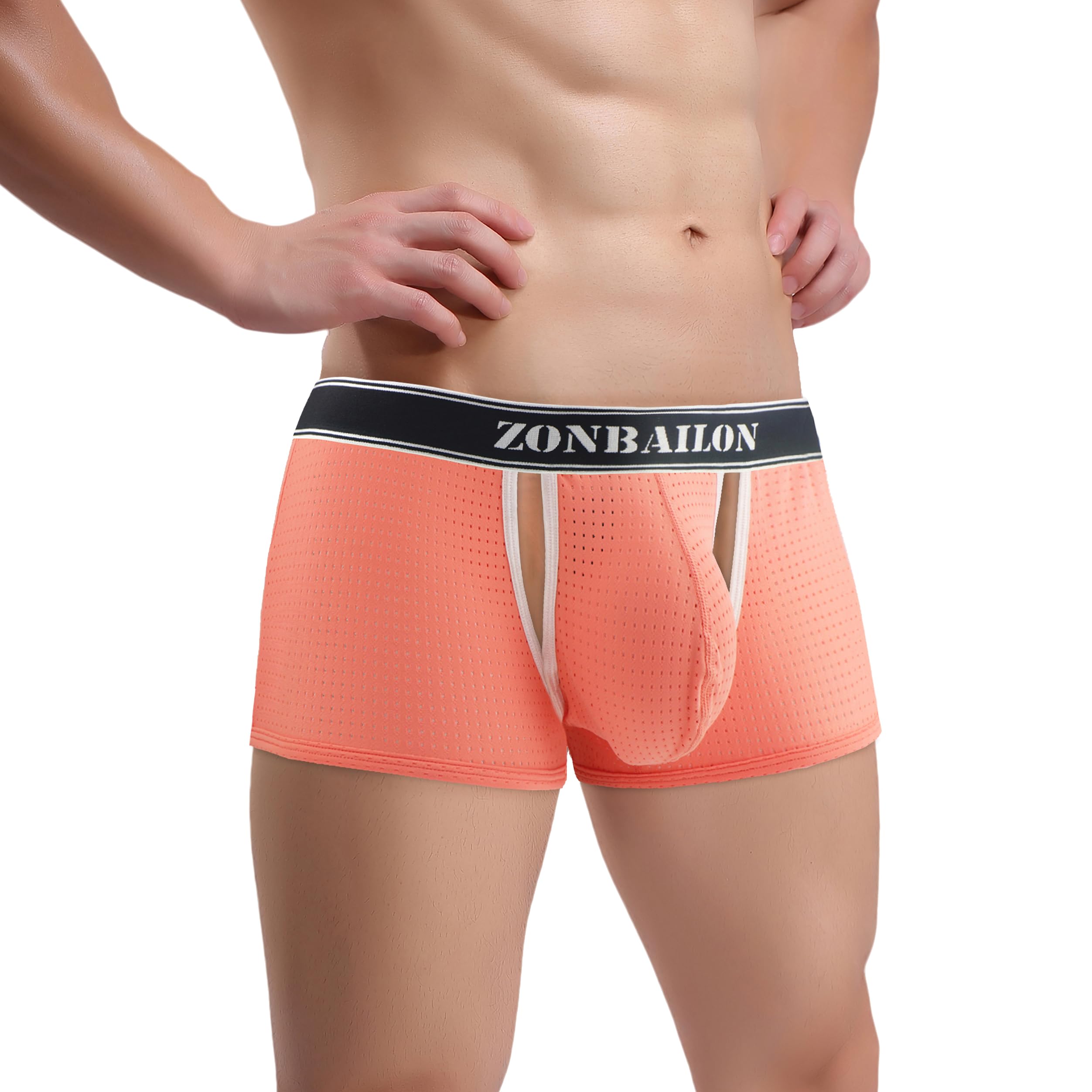 SUMABAMens Mesh Boxer Briefs