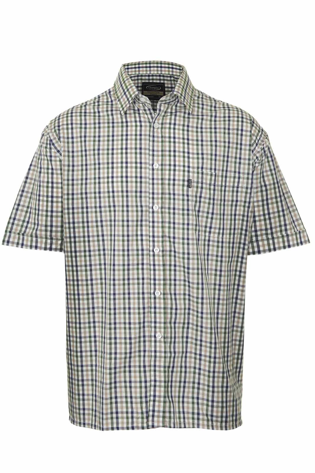 ChampionMens Doncaster Country Casual Short Sleeve Shirt