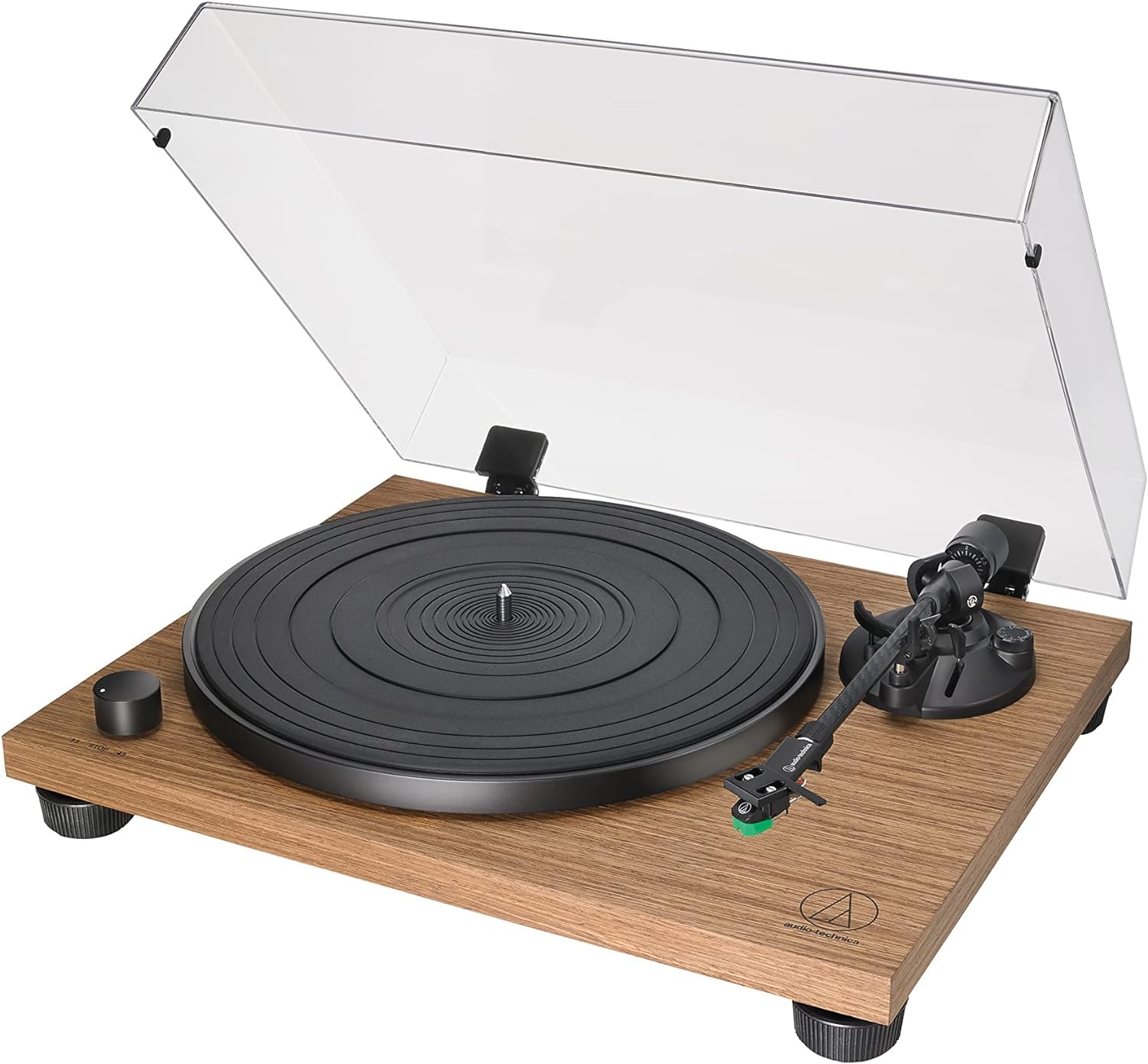 Audio-Technica LPW40WN Turntable Manual Belt-Drive Wood Base Walnut