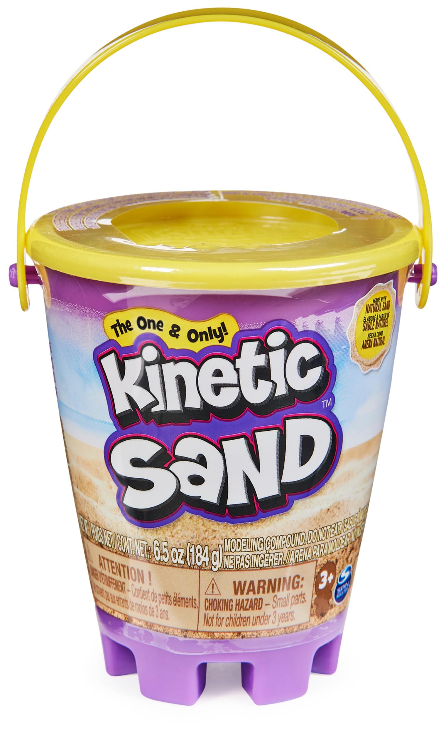 Kinetic SandMini Bucket with 170 g of Sand Drier Effect for Children Aged 3 Years and up