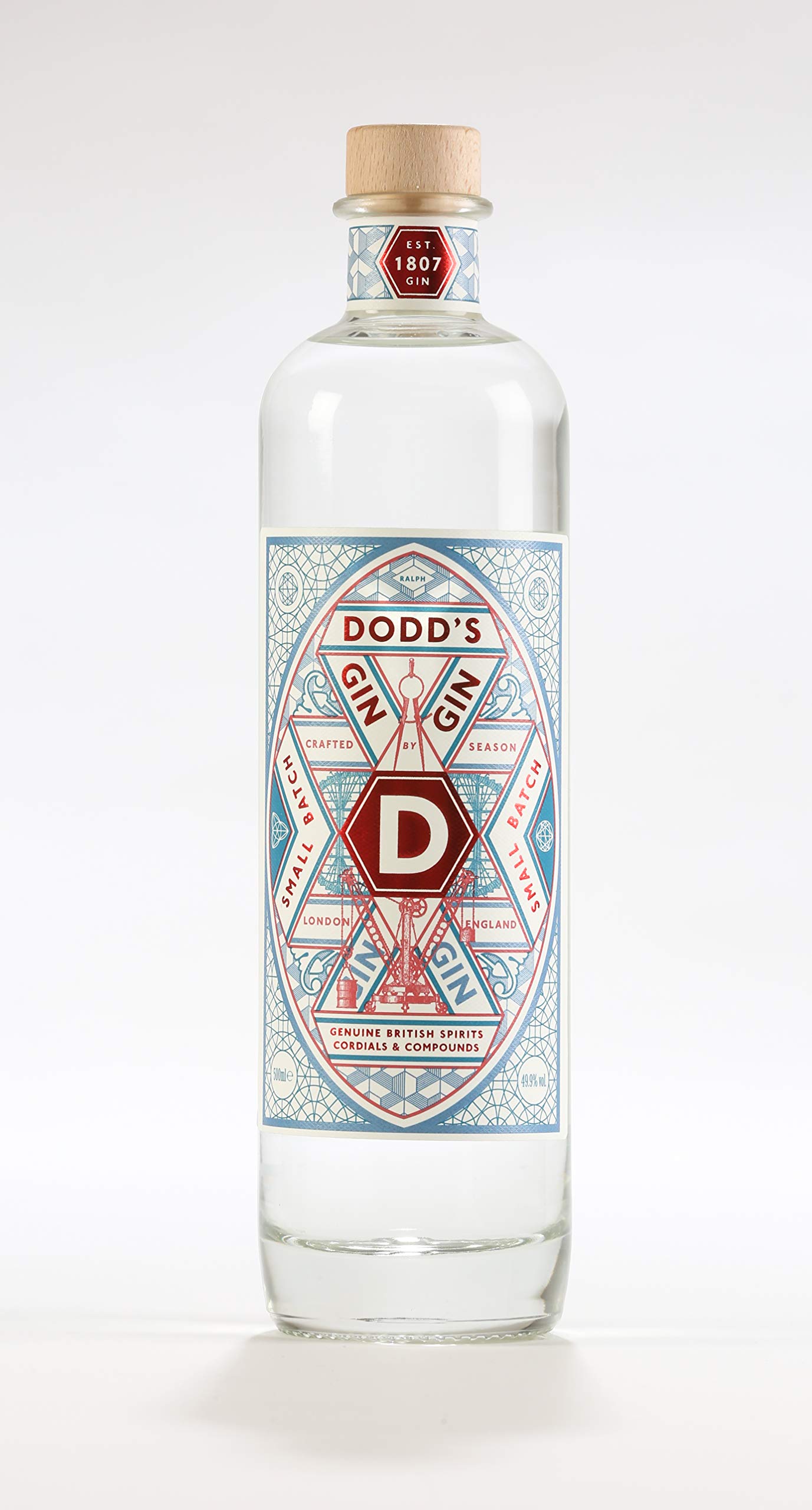 Dodds Organic Gin, 50 cl