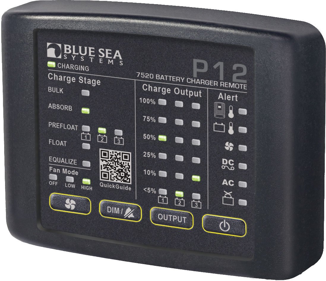 Blue Sea SystemsCWR Electronics 7520 P12 Led Remote F/Battery Chargers