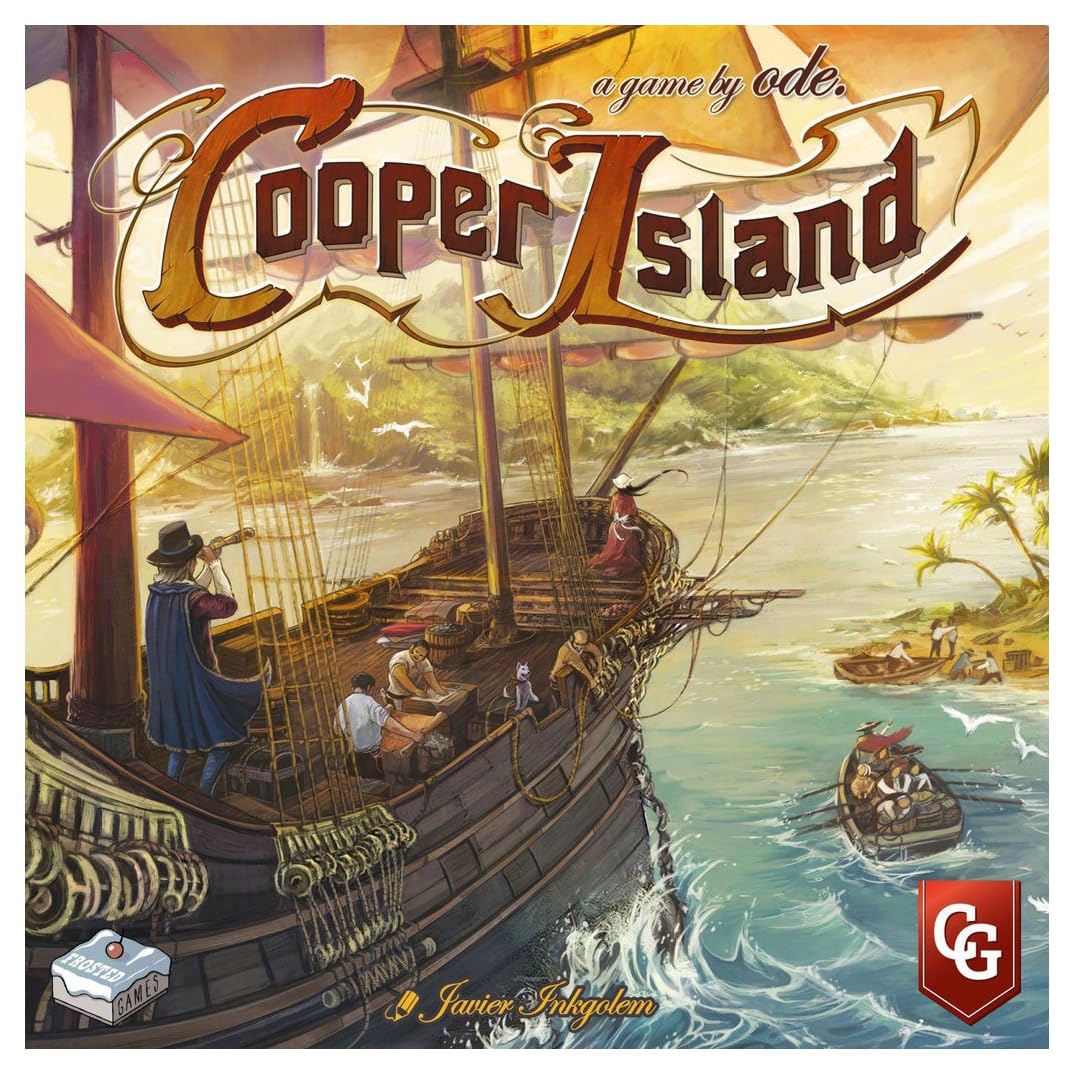 Capstone Games Cooper Island,Cardboard, 4 Players, Multicolor