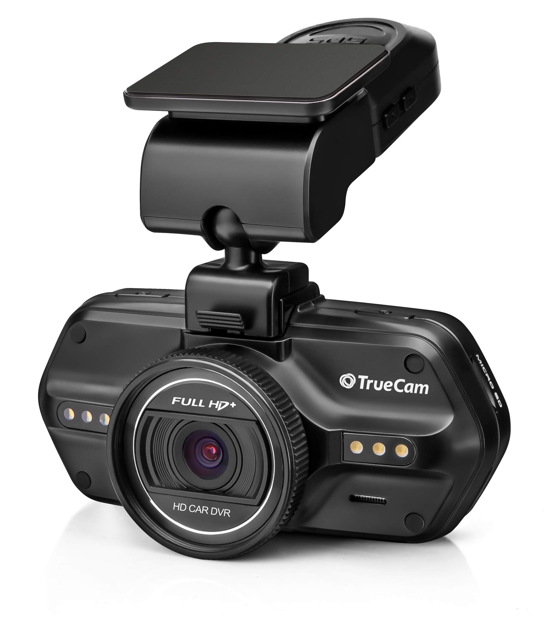 TrueCam A7 Dash Cam Full 1296p 30fps Half-Quad HD Recording In Car 10Hz GPS 180° Front Angle with 40,000-speed cameras in 36 countries, Sony Starvis 3.0 Wireless, Loop Recording, Super LDWS built-in