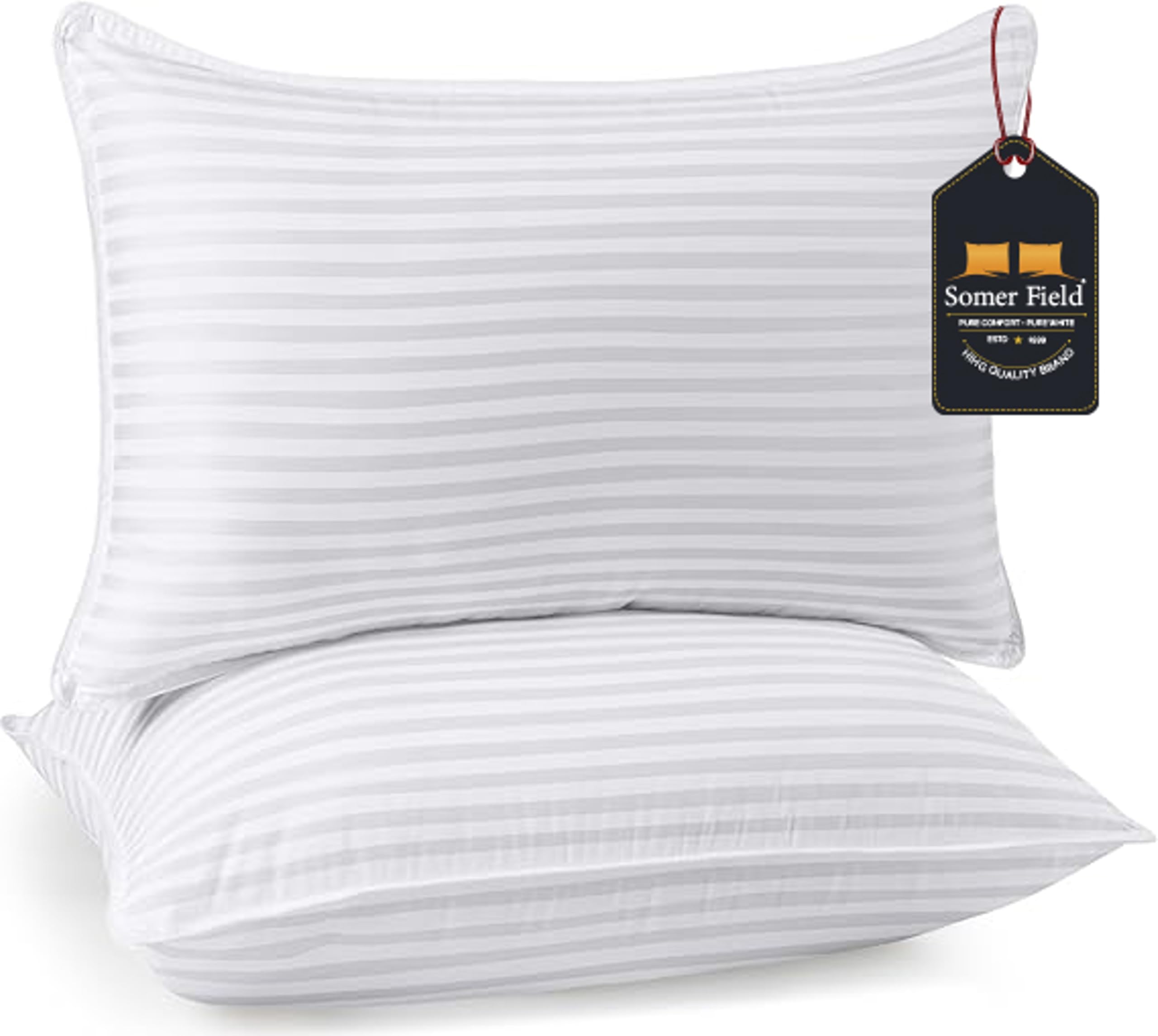 Somer Field - Comfortable Fiber Filled Pillow - 2Pcs Set - 50x75cm - SPECIAL BUNDLE OFFER PACK