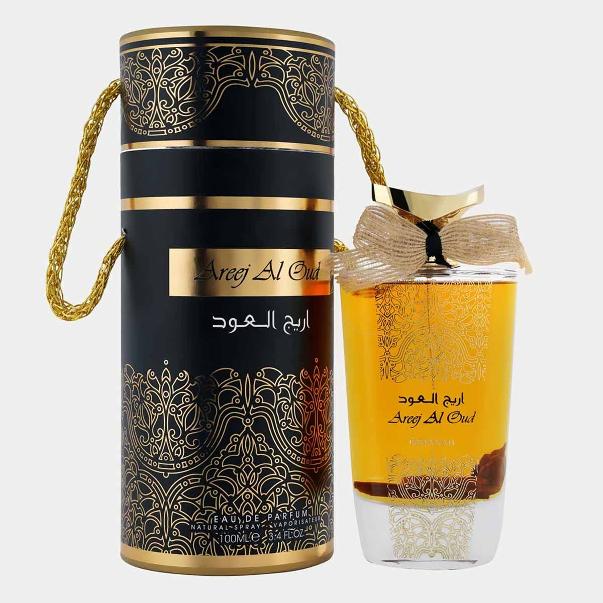 Rihanah Areej Al Oud Long Lasting 100ml Imported Men Perfume, Fresh Spicy, Woody & Oud, Soothing Fragrance