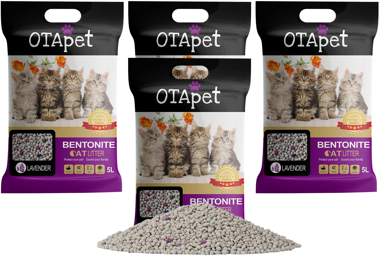 OTApetcat litter 20L 18kg - Lavender