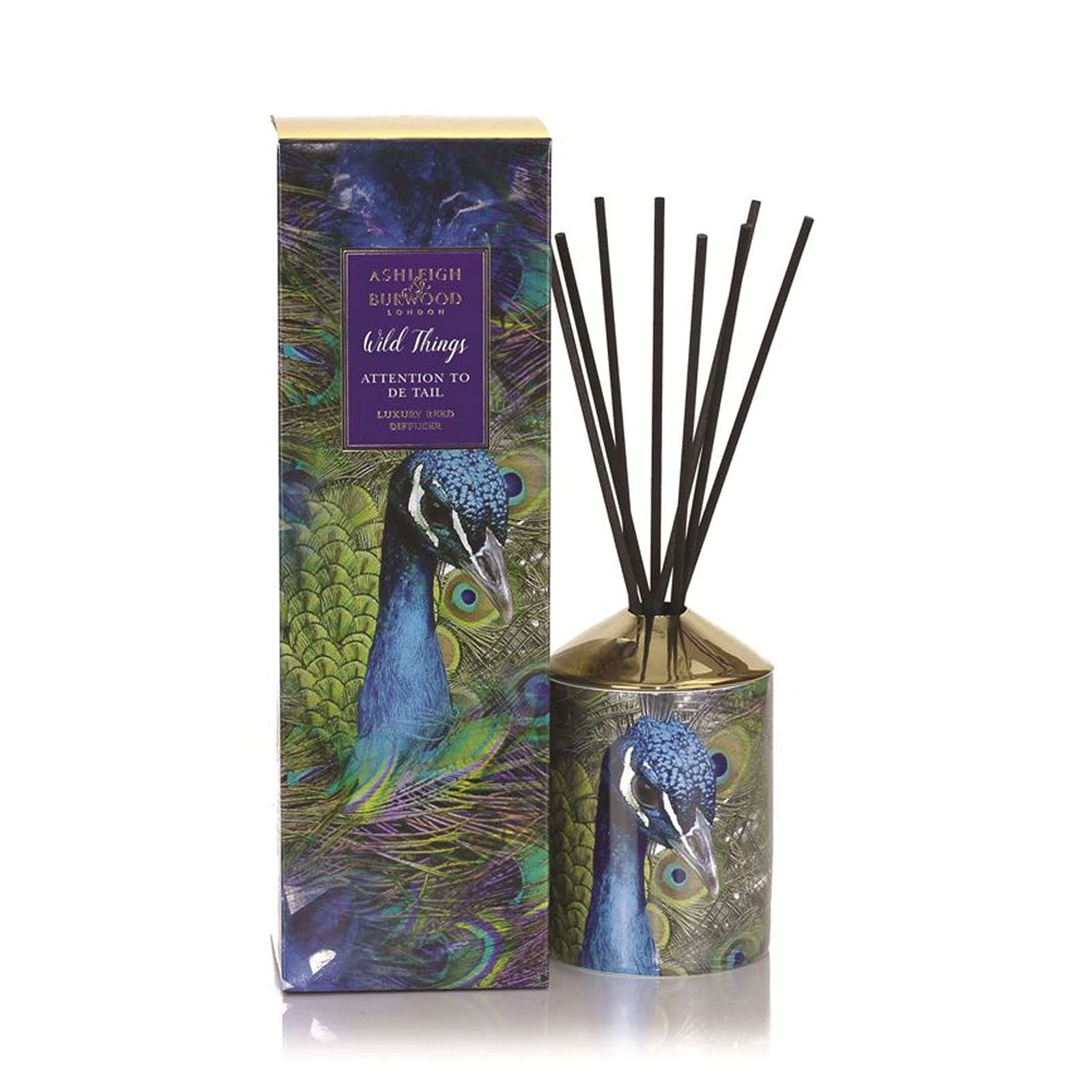 ASHLEIGH & BURWOOD Wild Things Luxury Scented Reed Diffuser Boxed Gift Set Attention to De Tail