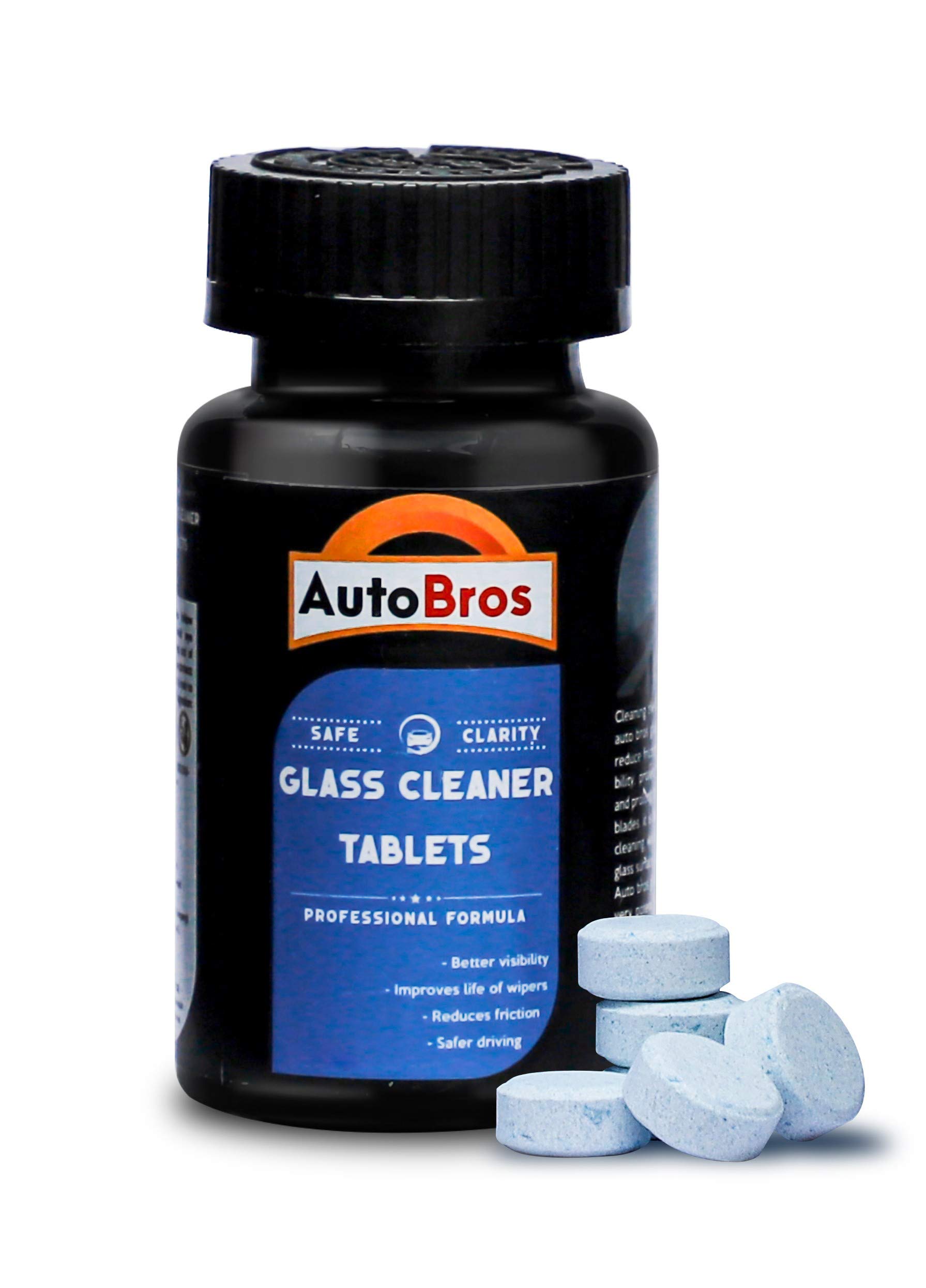 AUTO BROSWindshield Cleaner Tablets 40Pcs | Car Wiper Detergent | Glass Cleaner | Made in India |