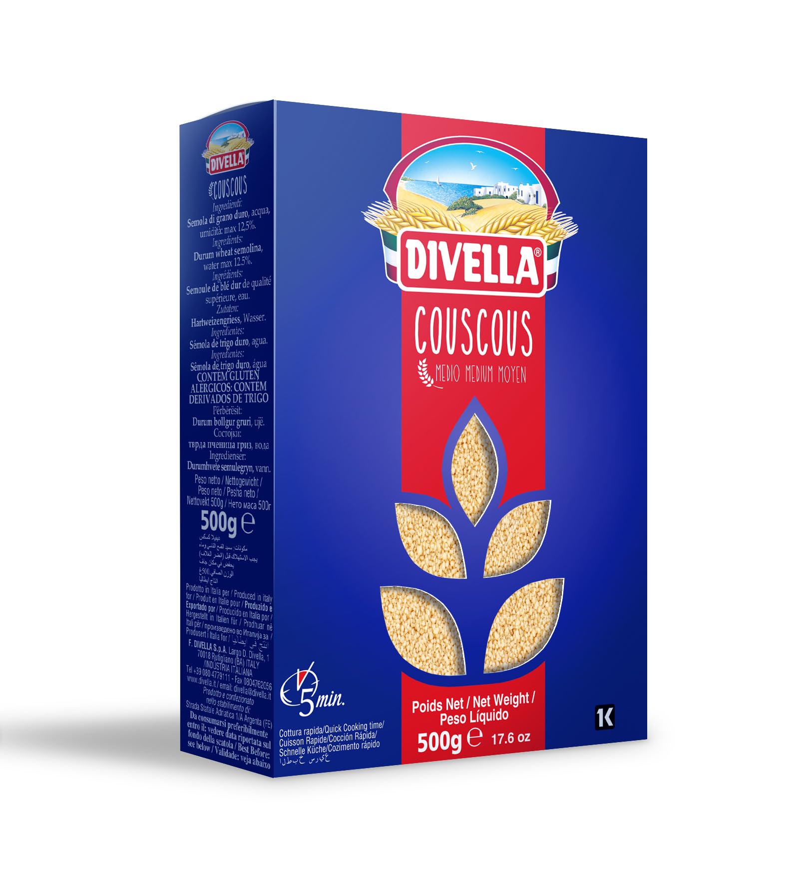 Divella Couscous Semola, 500 gm