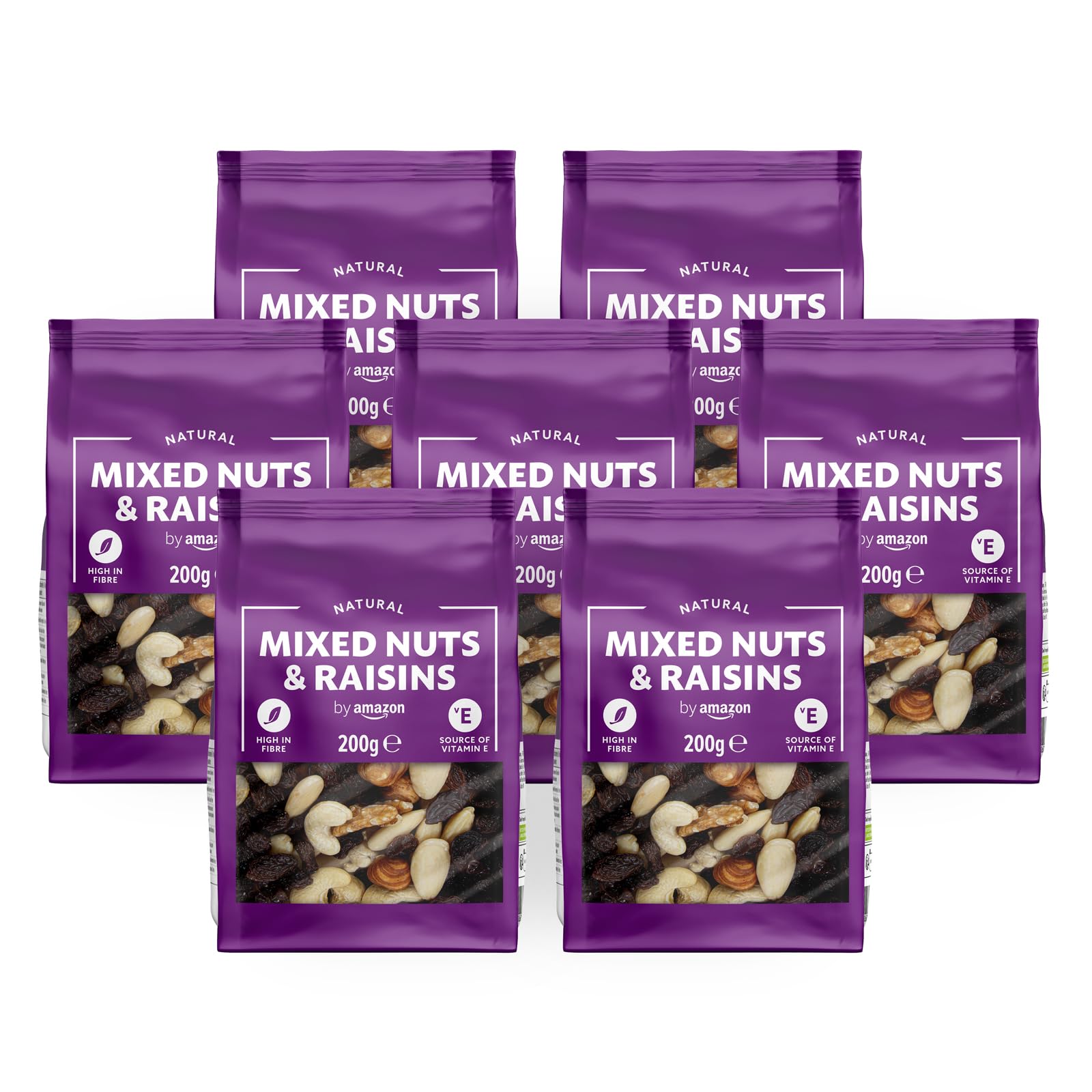 by Amazon Nut and Raisin Mix, 1400gms (7 Packs of 200g)