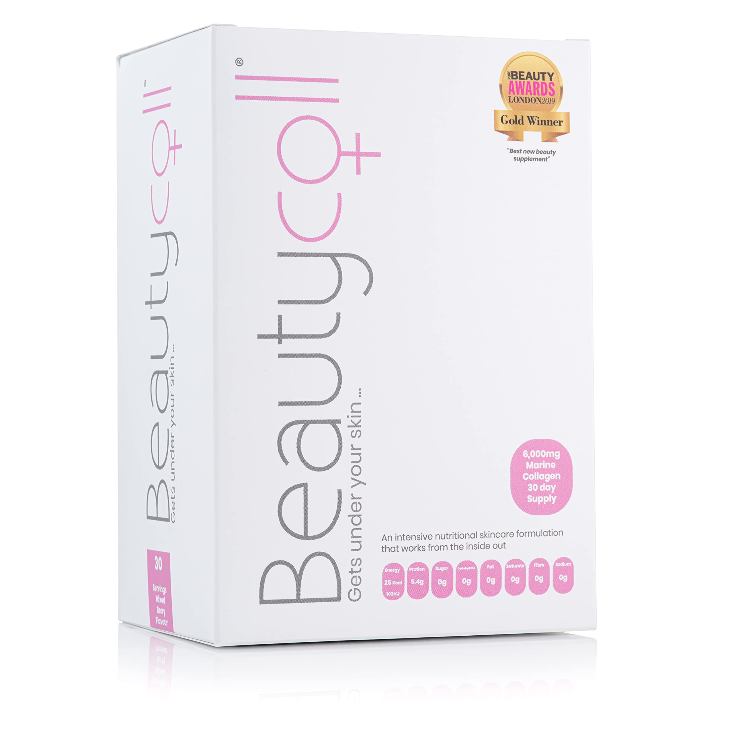 Beautycoll Collagen, Vitamin and Hyaluronic Acid Skincare Drink | Improve Skin Hydration and Stimulate Collagen Production - 30 Sachets