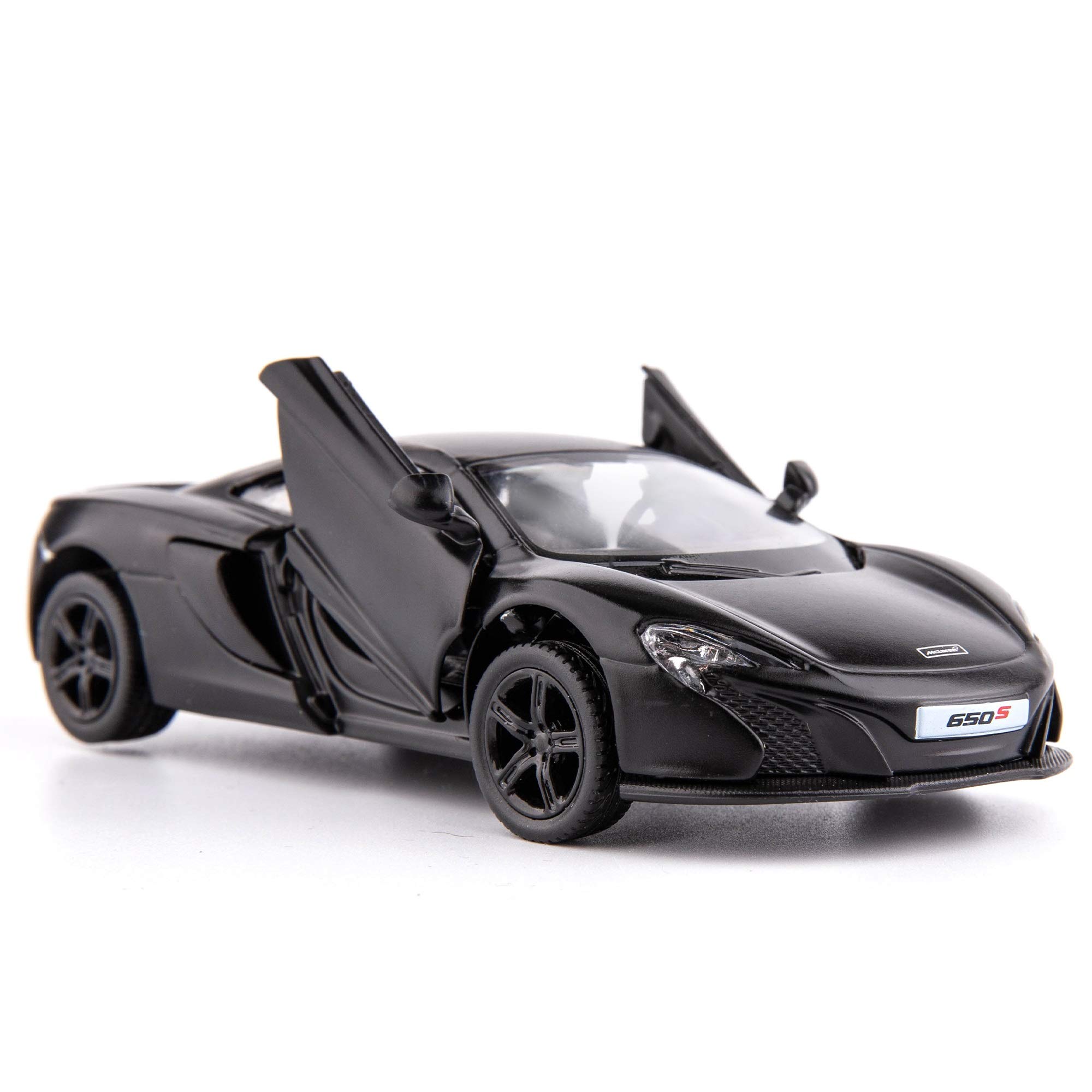 1/36 Scale McLaren S650 Casting Car Model, Zinc Alloy Toy Car for Kids, Pull Back Vehicles Toy Car for Toddlers Kids Boys Girls Gift (Black)