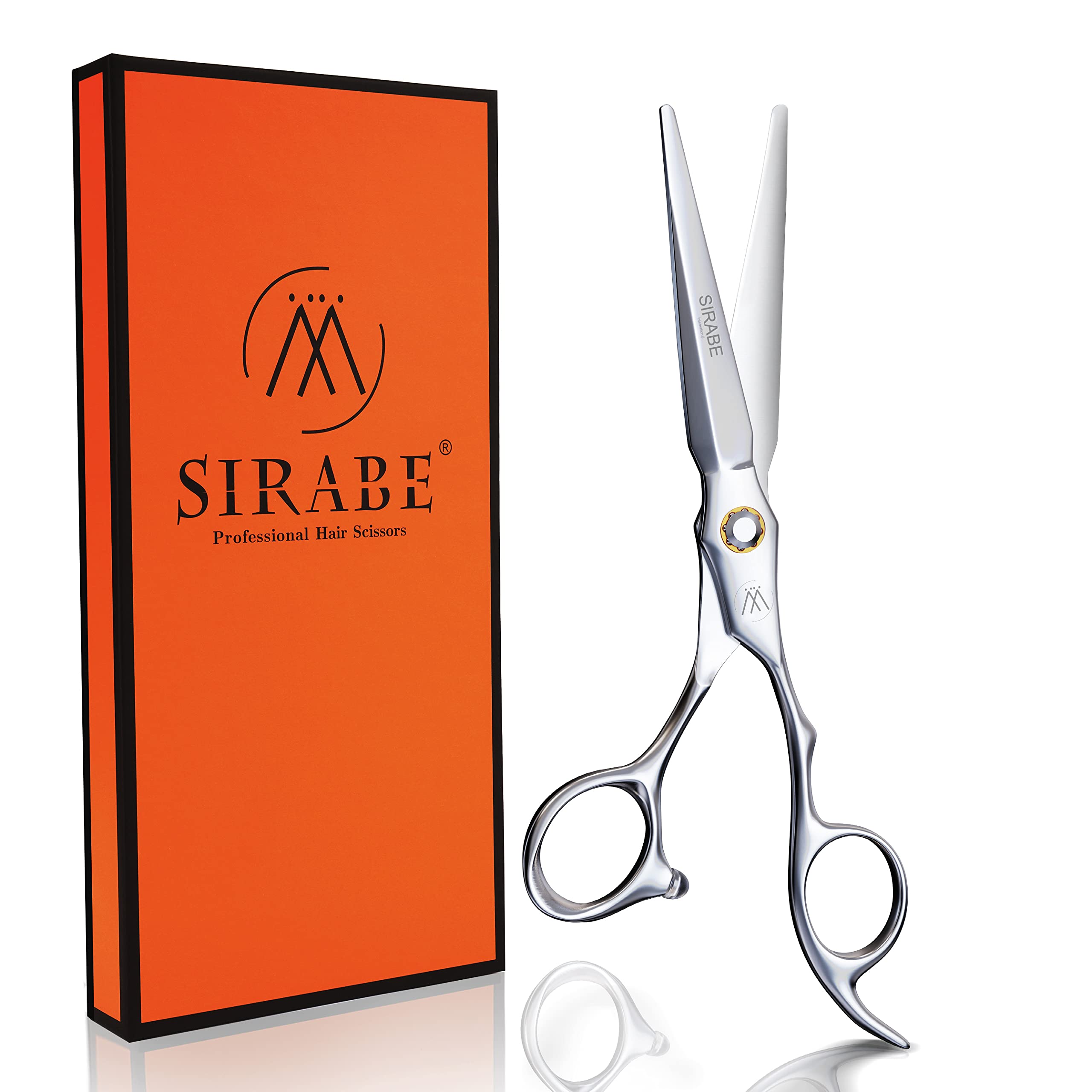 Sirabe HIGH-END Professional Hair Scissors Shears, Ultra Sharp Blades for Precise Cutting, Hair Cutting Scissors Barber Shears Haircut Scissors, Made of 440C Stainless Steel for Salon Hairdressing