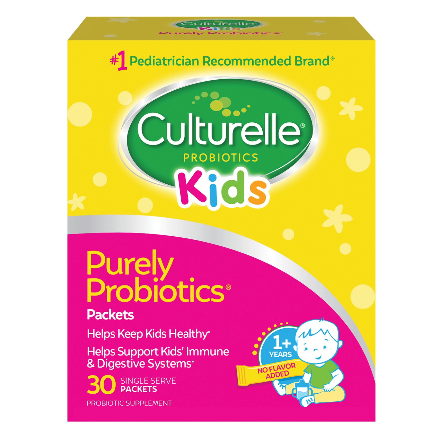 Culturelle Probiotics for Kids Packets, 30 Count