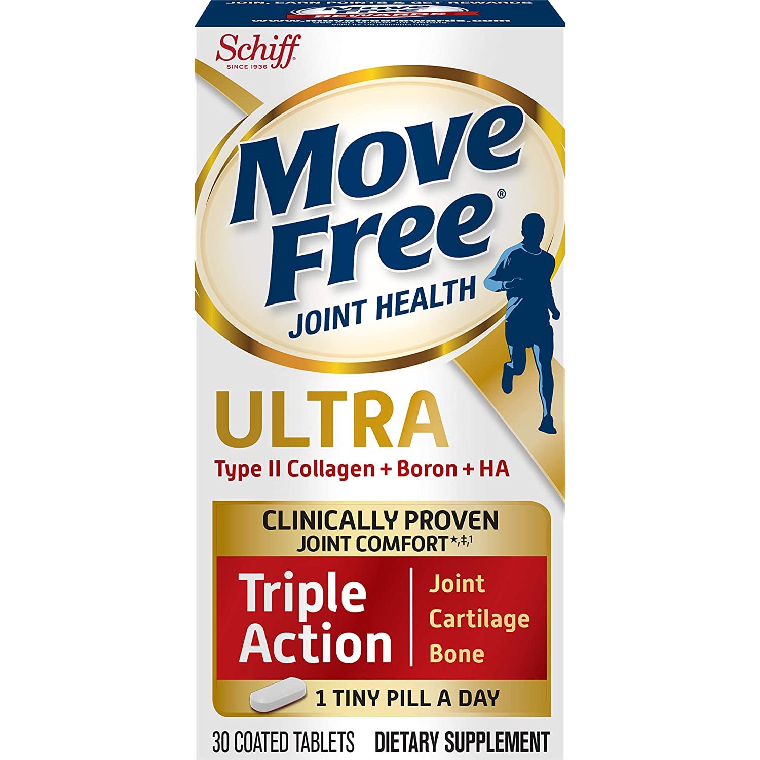 Move FreeMOVE FREE® Ultra Triple Action w/UCII - 12/30 ct., 30 Count