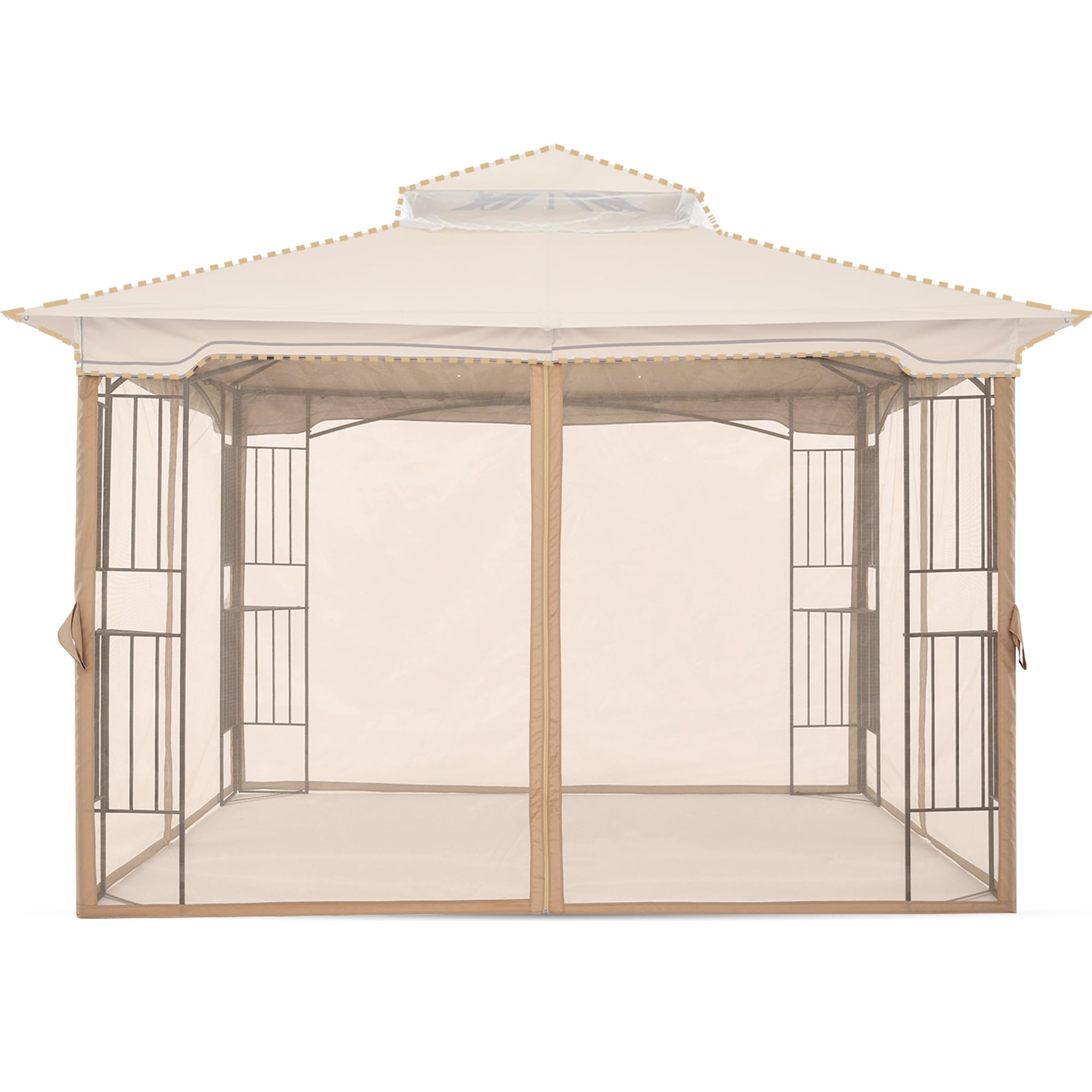 MasterCanopy Mosquito Netting Screen walls - 3m x 3m