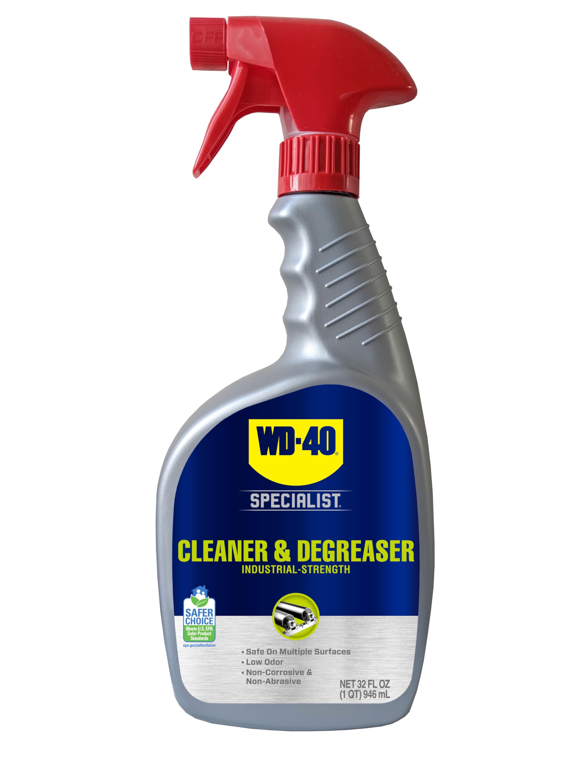 WD-40 SpecialistCleaner & Degreaser, Multi-Surface Cleaning Solution, Great for cleaning grills and grill parts, 32 OZ [Non-Aerosol Trigger]