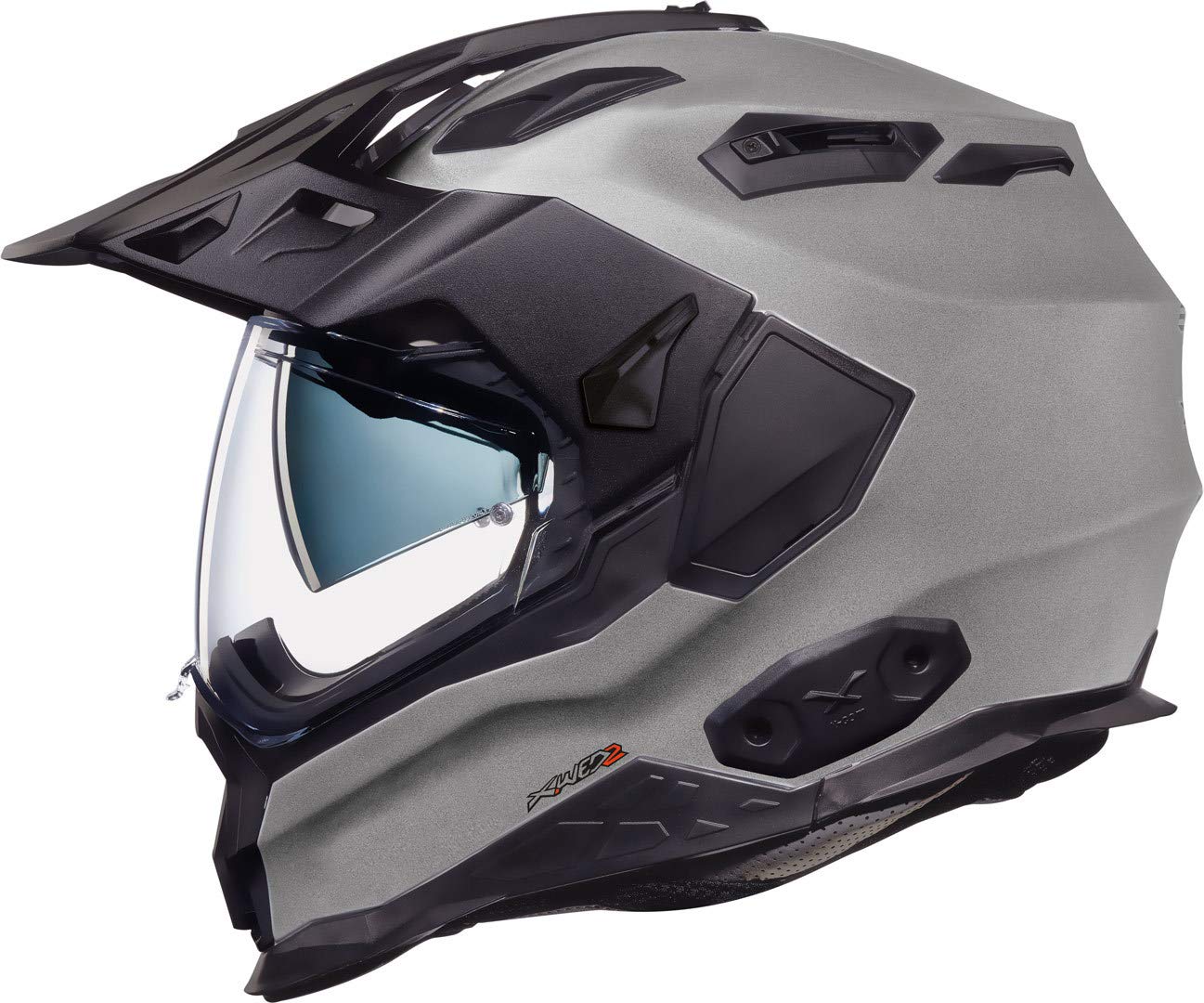 NEXX X.WED 2 Plain Matte Grey Adventure Motorcycle Helmet