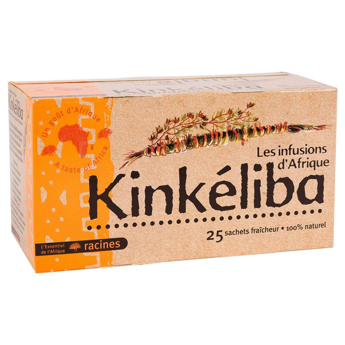 [ 100% Natural KINKELIBA Infusion ] Set of 2 Boxes of 100% Natural Kinkeliba Infusions from Africa | Get Your Free Silicon Saucer [2 x 25 Tea Bags of 1.6g]